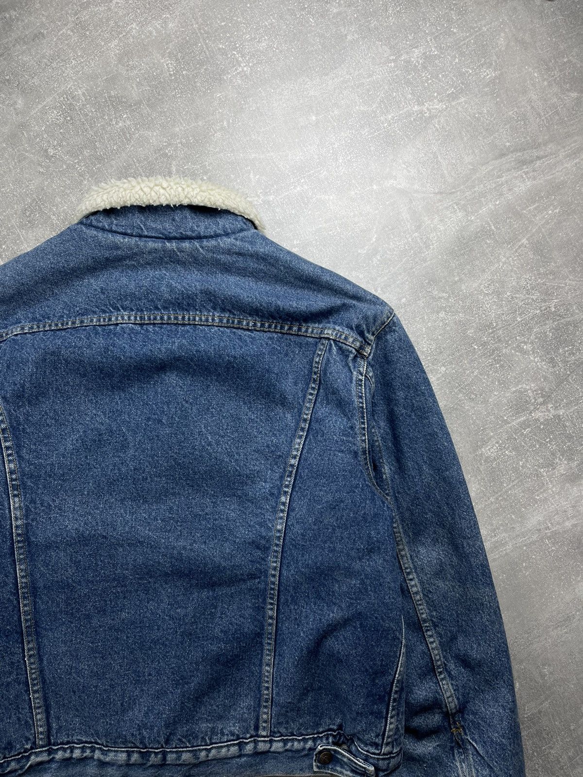 Levi's Levi’s Vintage USA Made Sherpa Trucker Denim Jacket Blue Size US L / EU 52-54 / 3 - 9 Thumbnail