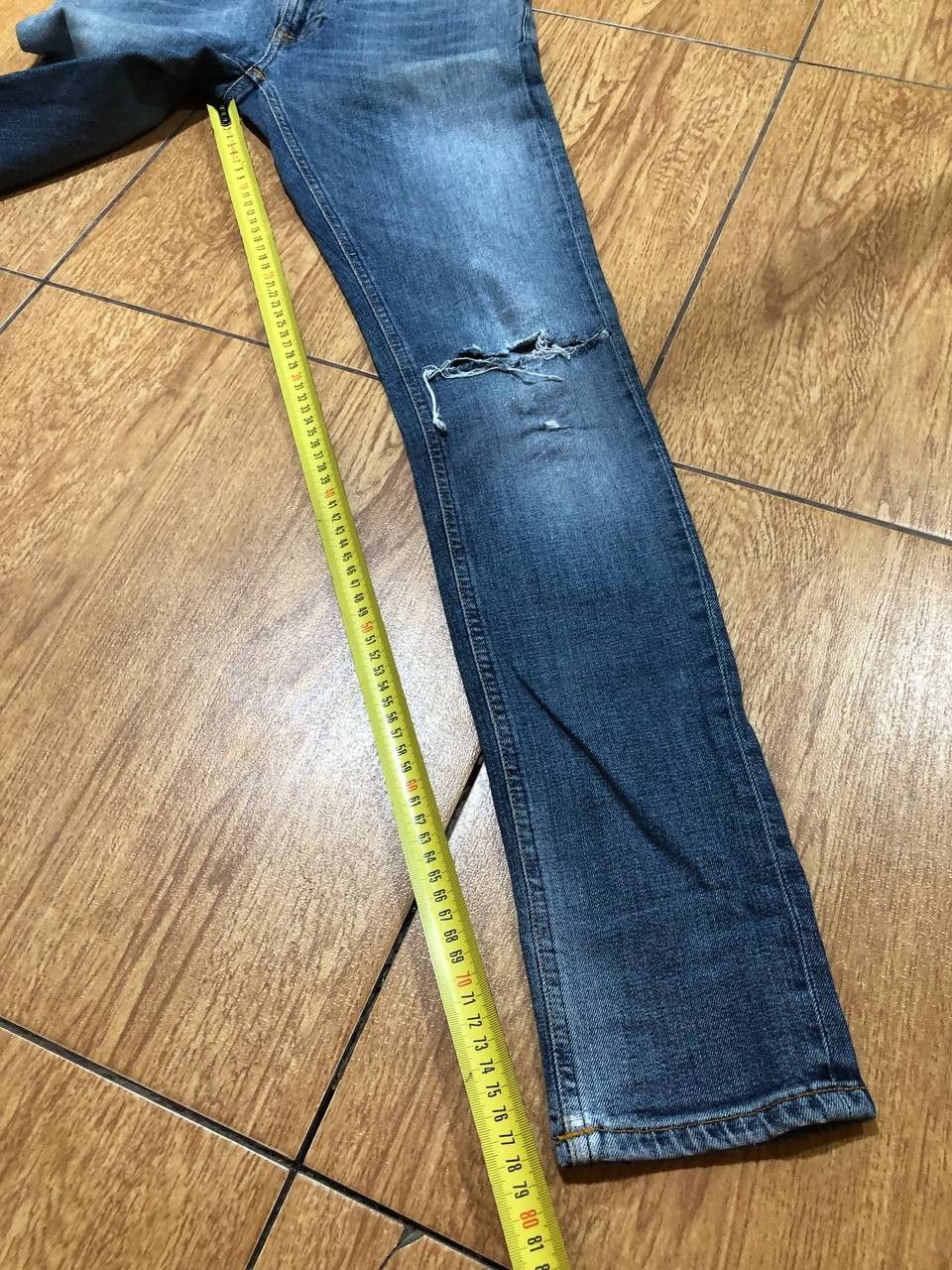 Nudie Jeans Nudie Jeans Men's Skinny Lin Skinny Jeans Blue Size US 28 / EU 44 - 16 Thumbnail