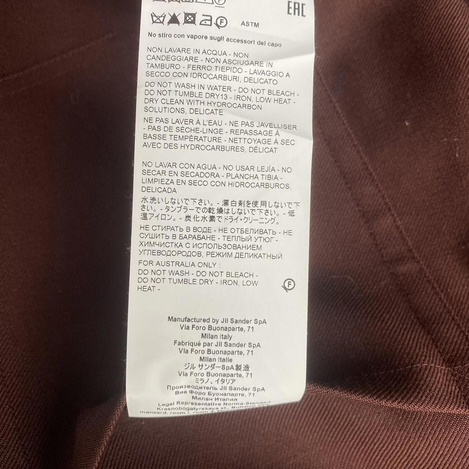 Jil Sander Jil Sander High Waisted Wool Trousers Size US 30 / EU 46 - 6 Thumbnail