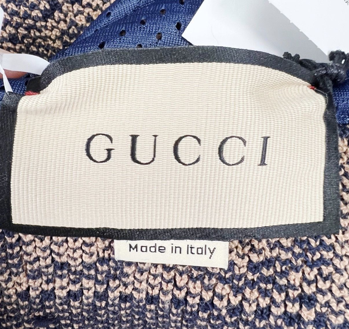 Gucci GUCCI Khaki Color-Block Jacquard Hooded Knit Sweater K12 Size S / US 4 / IT 40 - 7 Thumbnail