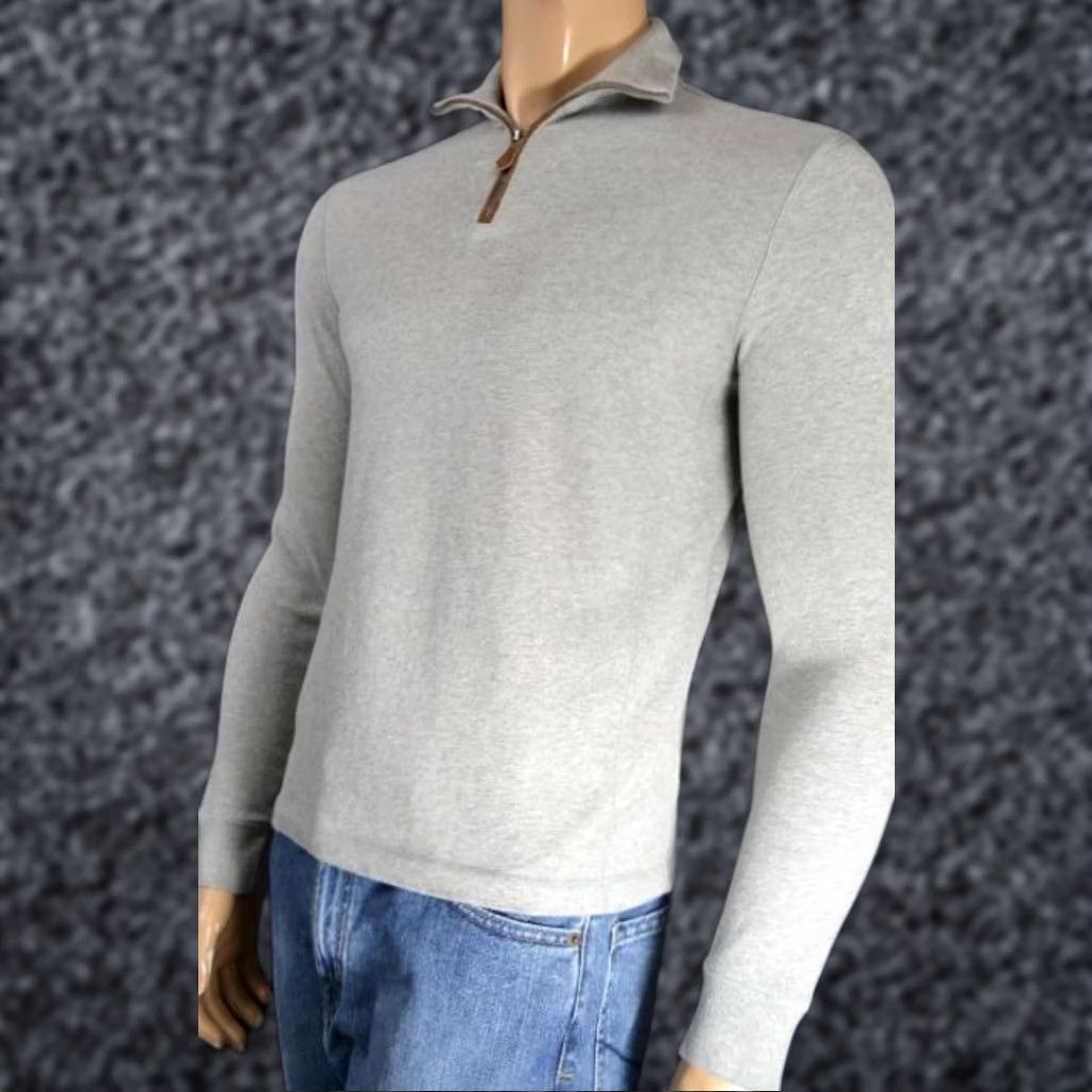 Polo Ralph Lauren Polo Ralph Lauren GREY 1/2 HALF ZIP SWEATSHIRT NWT S Size US S / EU 44-46 / 1 - 1 Preview