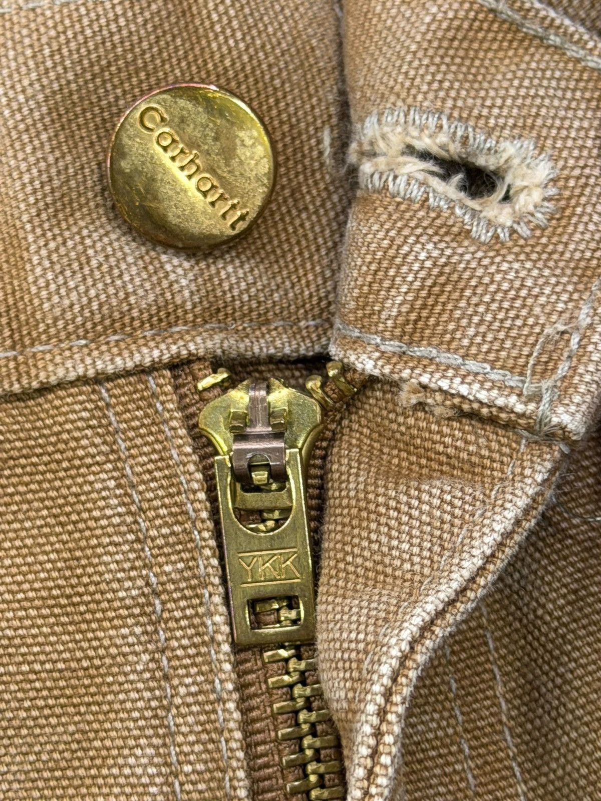 Carhartt Vintage Carhartt Double Knee Duck Canvas Carpenter Pants W31 Size US 31 - 10 Thumbnail