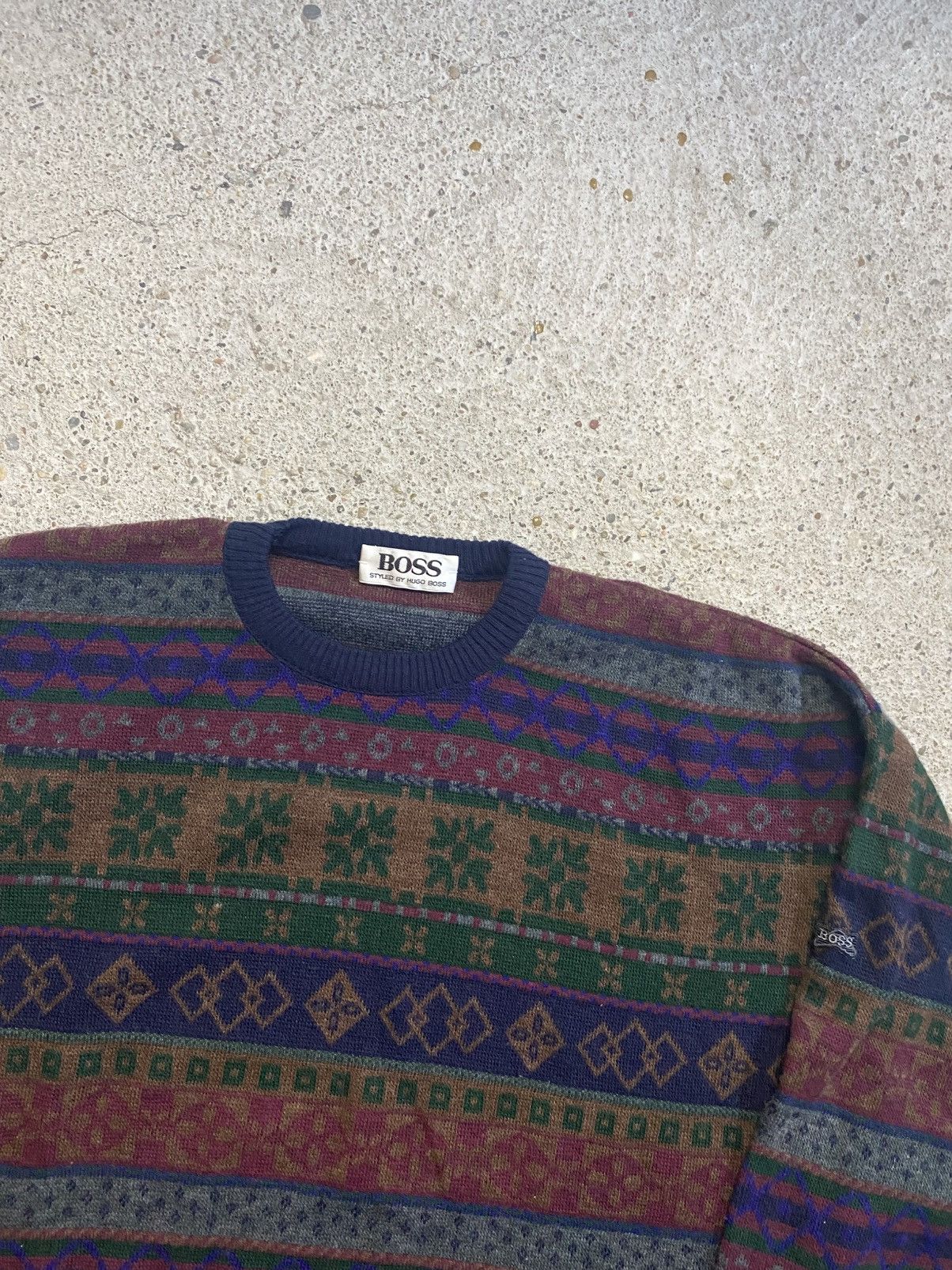 Hugo Boss Hugo boss vintage knitwear sweater italy grandpa retro Size US XL / EU 56 / 4 - 14 Thumbnail
