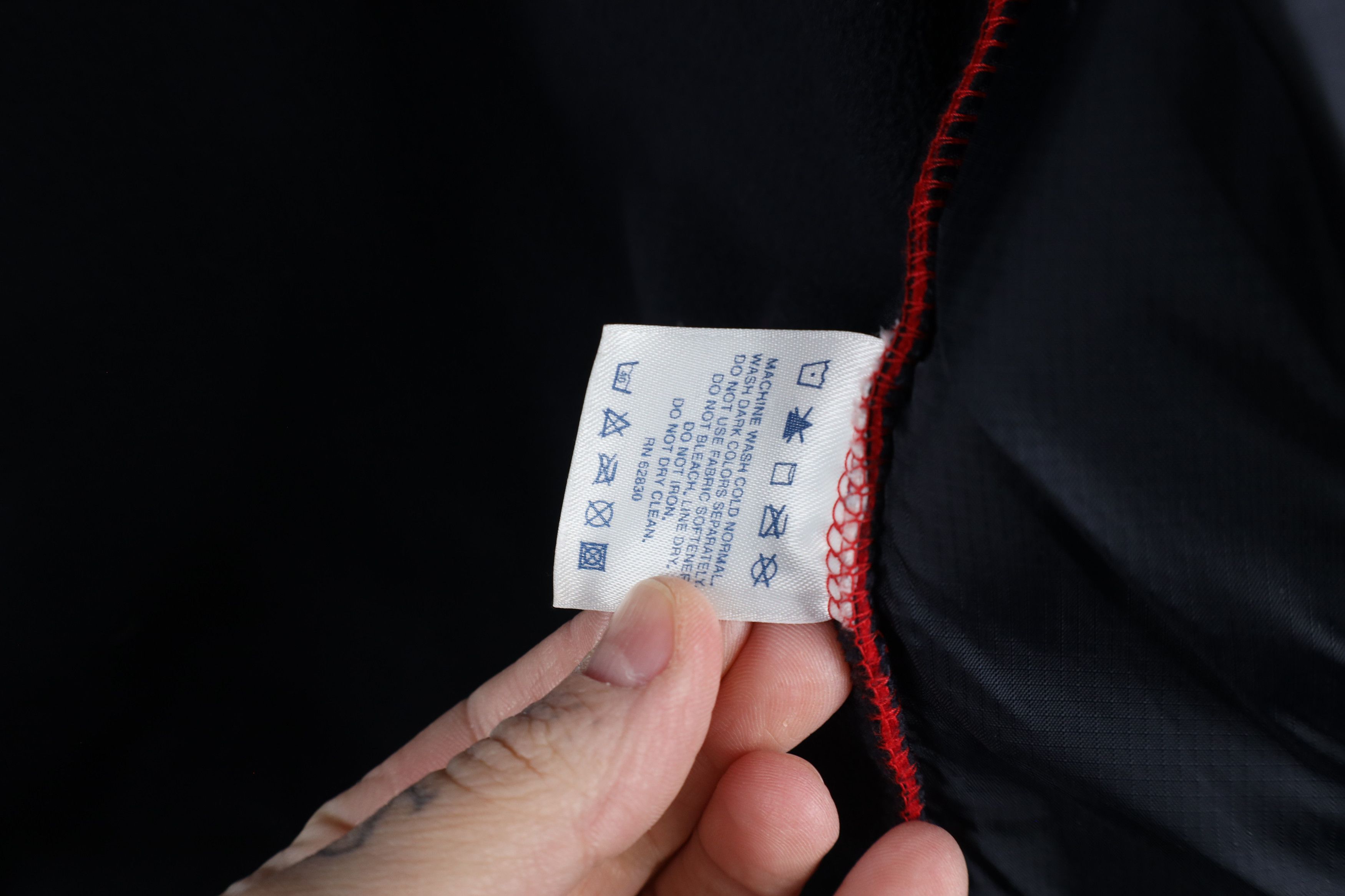 Lands' End × Vintage Vintage 90s Lands End Faded Blank Full Zip Fleece Jacket Red Size US M / EU 48-50 / 2 - 11 Thumbnail