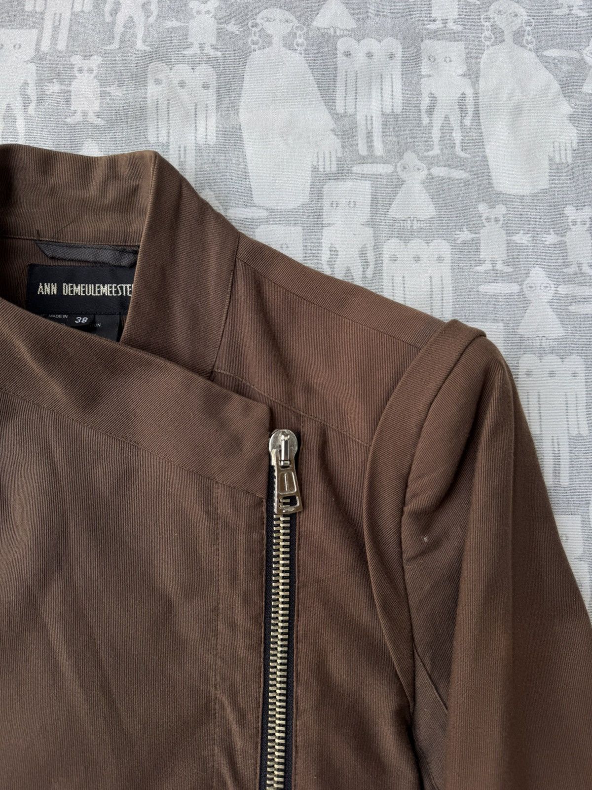 Ann Demeulemeester Ann Demeulemeester SS03 Biker Double Zippers Cotton Jacket Size XS / US 0-2 / IT 36-38 - 3 Thumbnail