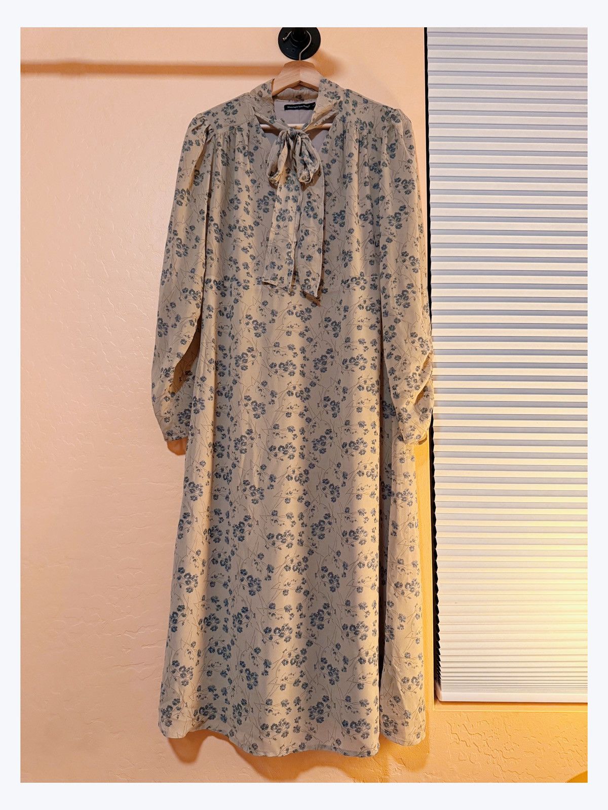 Other Vintage-Inspired Floral Midi Dress – Romantic Cottagecore Size L / US 10 / IT 46 - 2 Thumbnail
