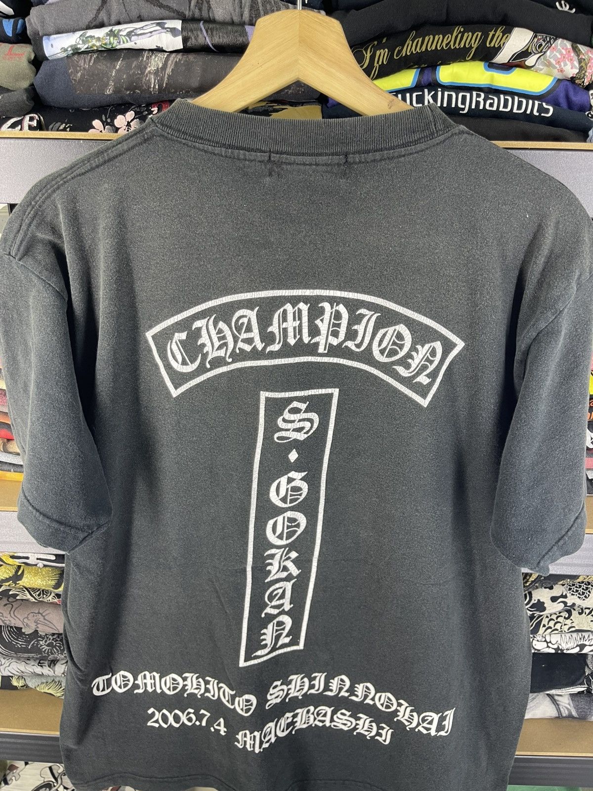 Japanese Brand Vintage Champion Style Chrome Hearts Shirt Tee Size US M / EU 48-50 / 2 - 9 Thumbnail