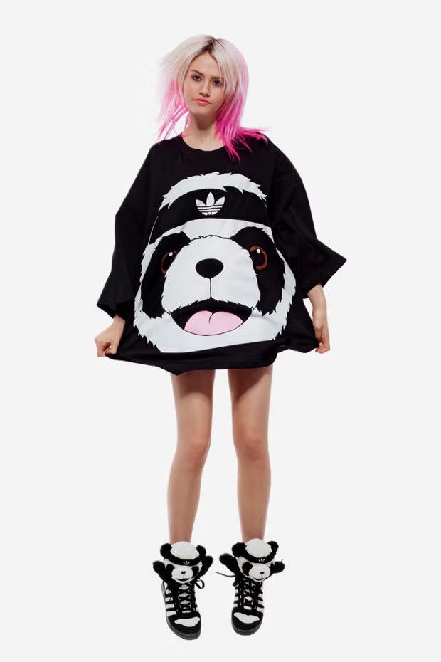 Adidas × Jeremy Scott RARE Adidas x Jeremy Scott Oversized JS Panda Bear Graphic Size US L / EU 52-54 / 3 - 1 Thumbnail