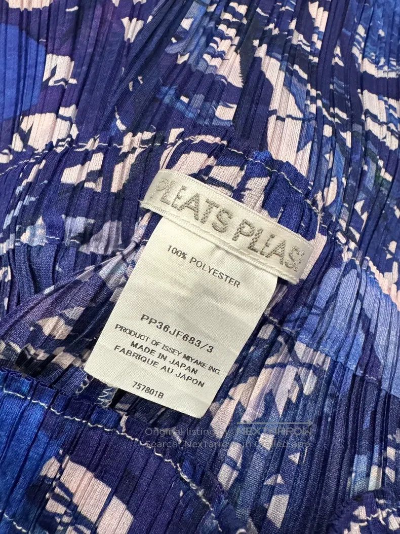Issey Miyake Issey Miyake size:3 Floral Pants Size 31" - 2 Thumbnail