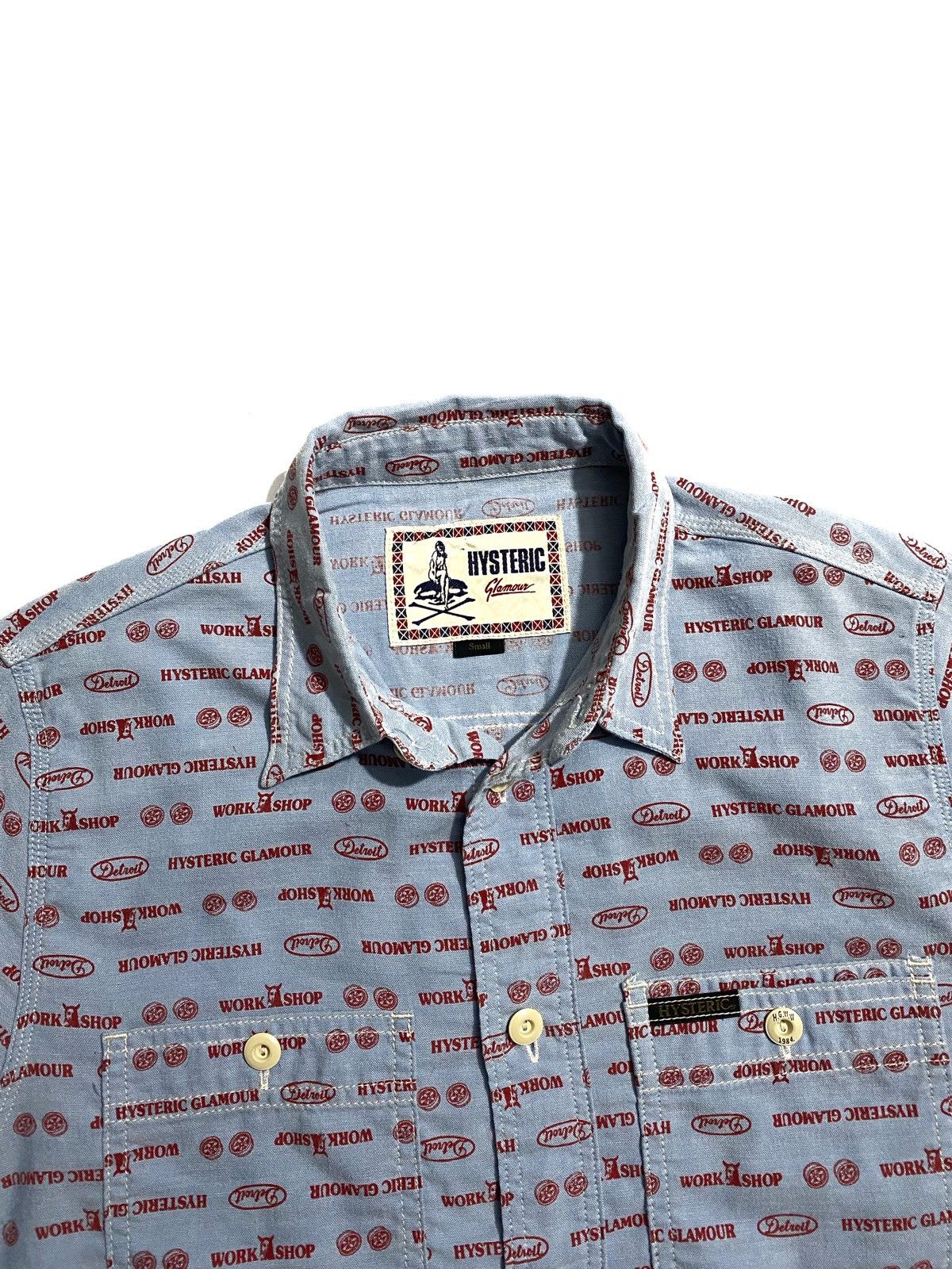Hysteric Glamour × Issey Miyake × Le Grande Bleu (L.G.B.) Hysteric glamour shirt Size US S / EU 44-46 / 1 - 2 Thumbnail