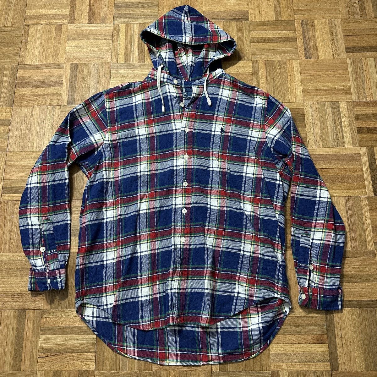 Polo Ralph Lauren Polo hooded flannel shirt Size US XL / EU 56 / 4 - 1 Thumbnail