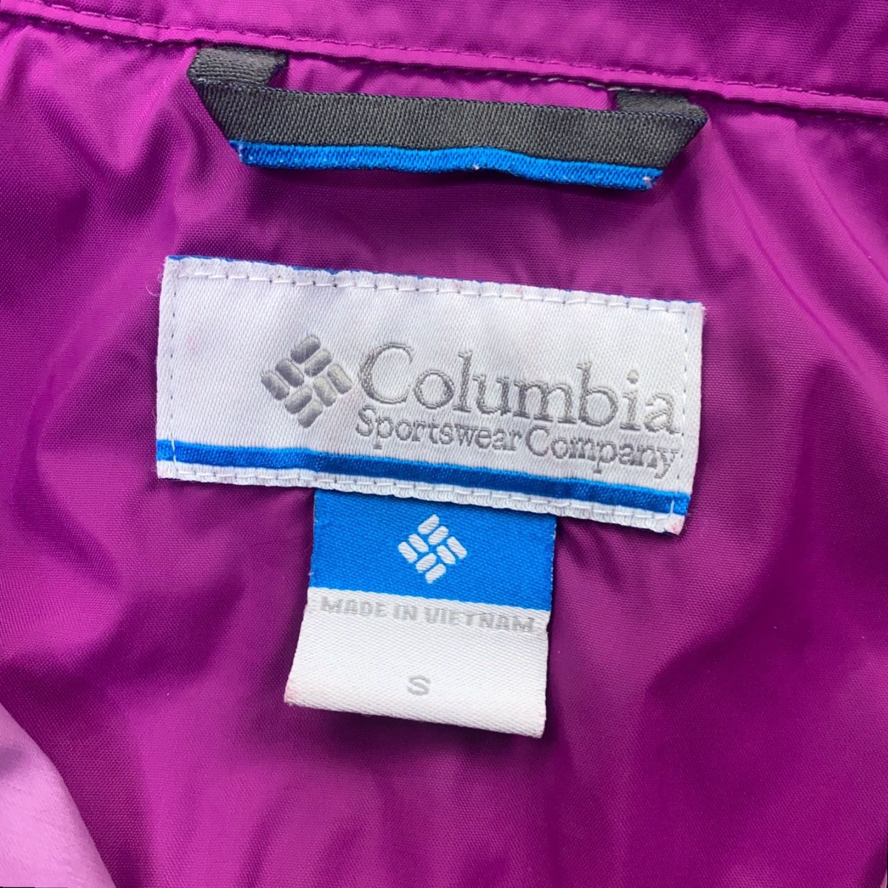 Vintage Columbia Omni-Shield Windbreaker Jacket Women S Purple Lightweight Hooded Full Zip Pockets Womens Size S / US 4 / IT 40 - 6 Thumbnail