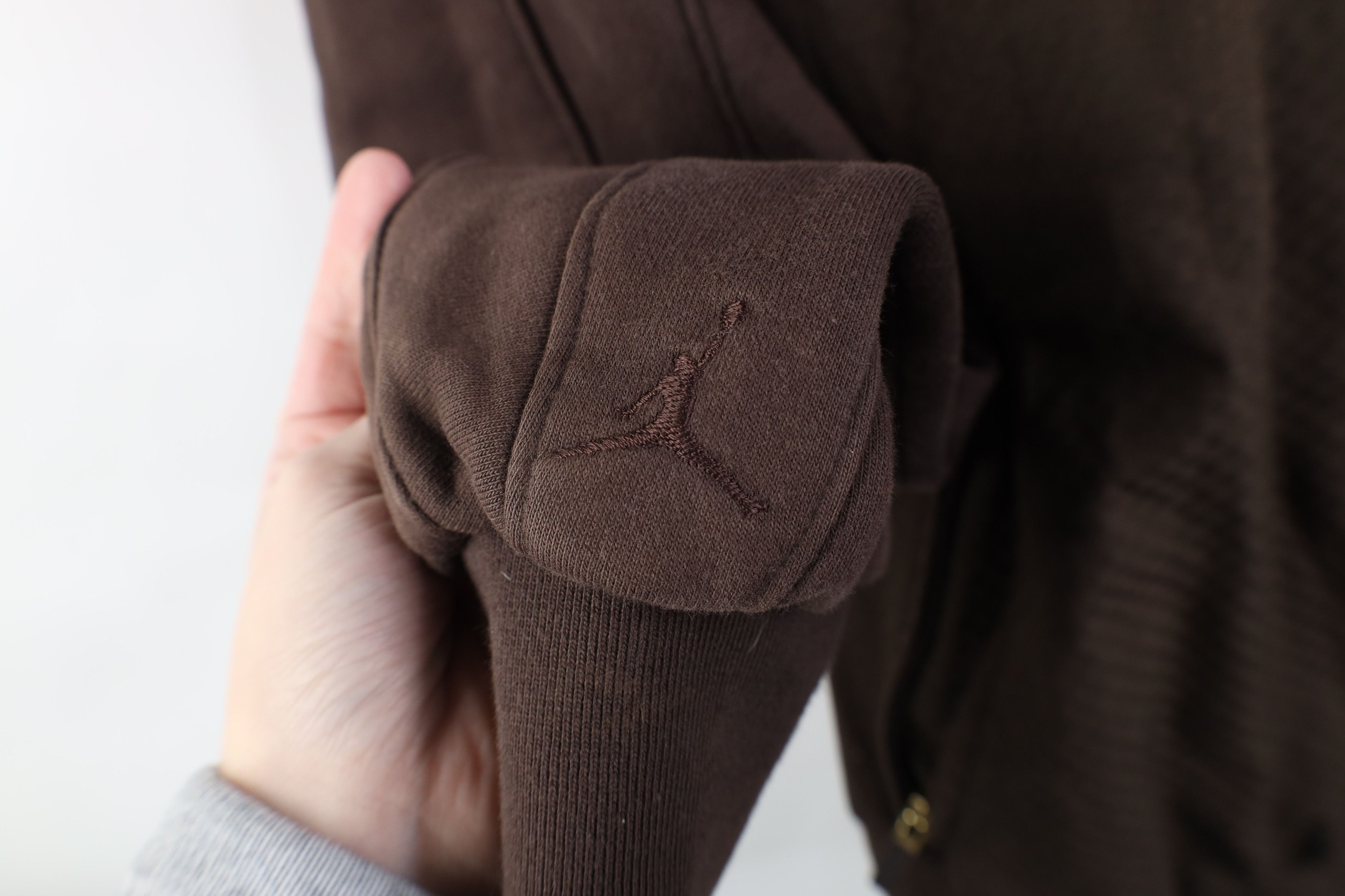 Nike Vintage Nike Air Jordan Heavyweight Bomber Jacket Brown Size US XL / EU 56 / 4 - 8 Thumbnail