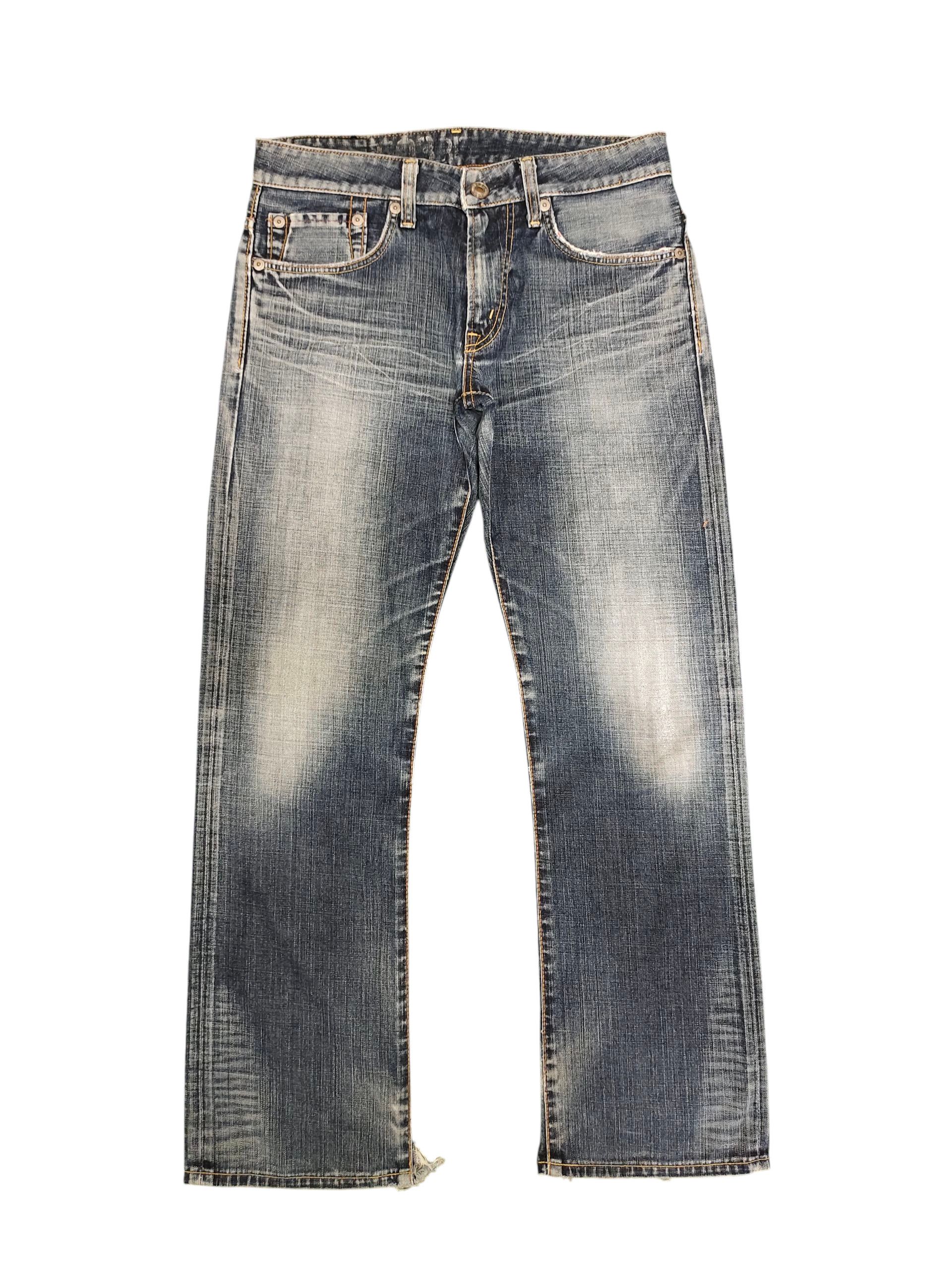 Comme des Garcons × Undercover Vintage Edwin 503 Regular Clawmark Distress Denim Jeans Size US 32 / EU 48 - 1 Thumbnail