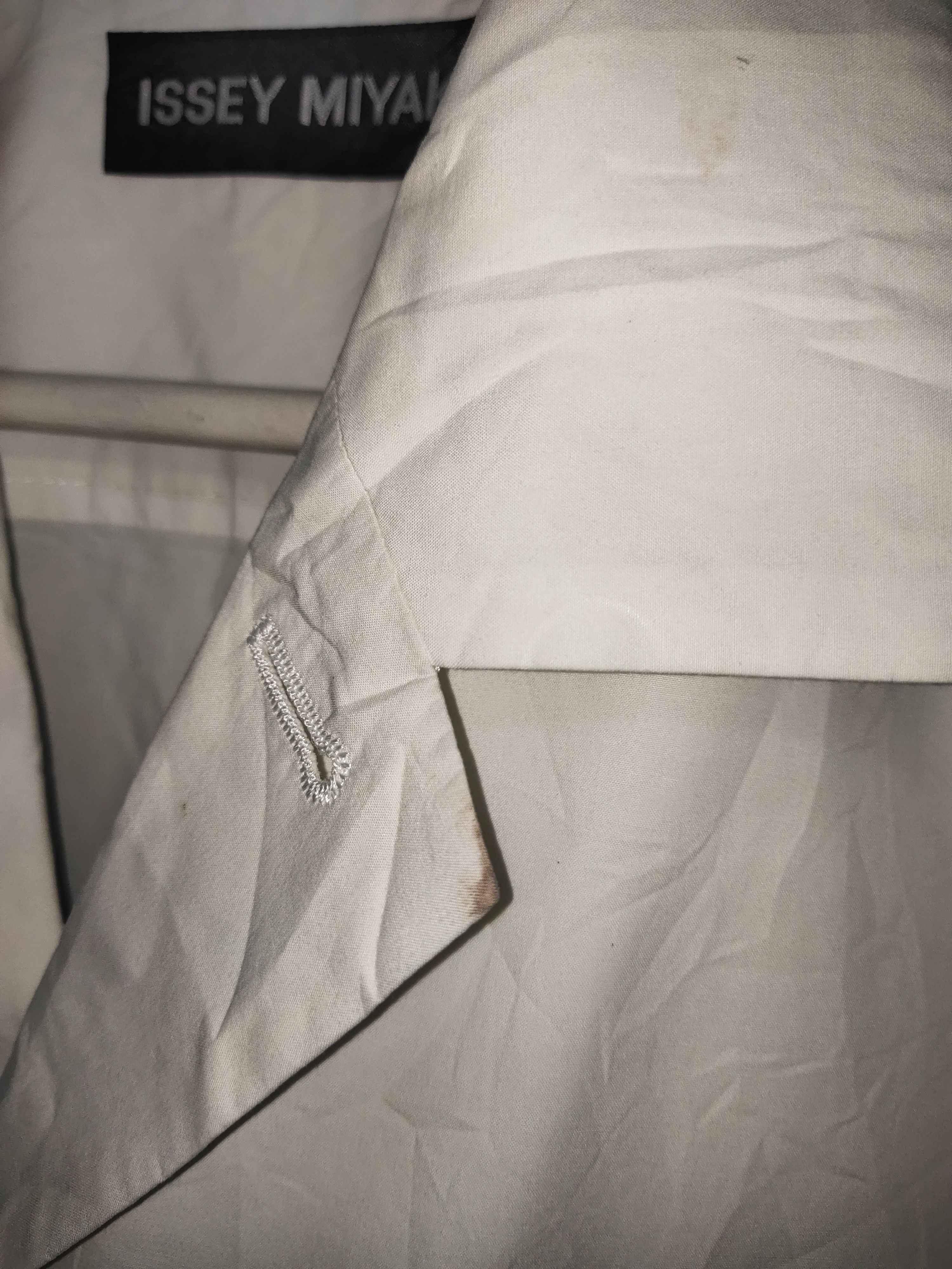 Issey Miyake × Vintage Vintage Issey Miyake White Jacket Size S / US 4 / IT 40 - 10 Thumbnail