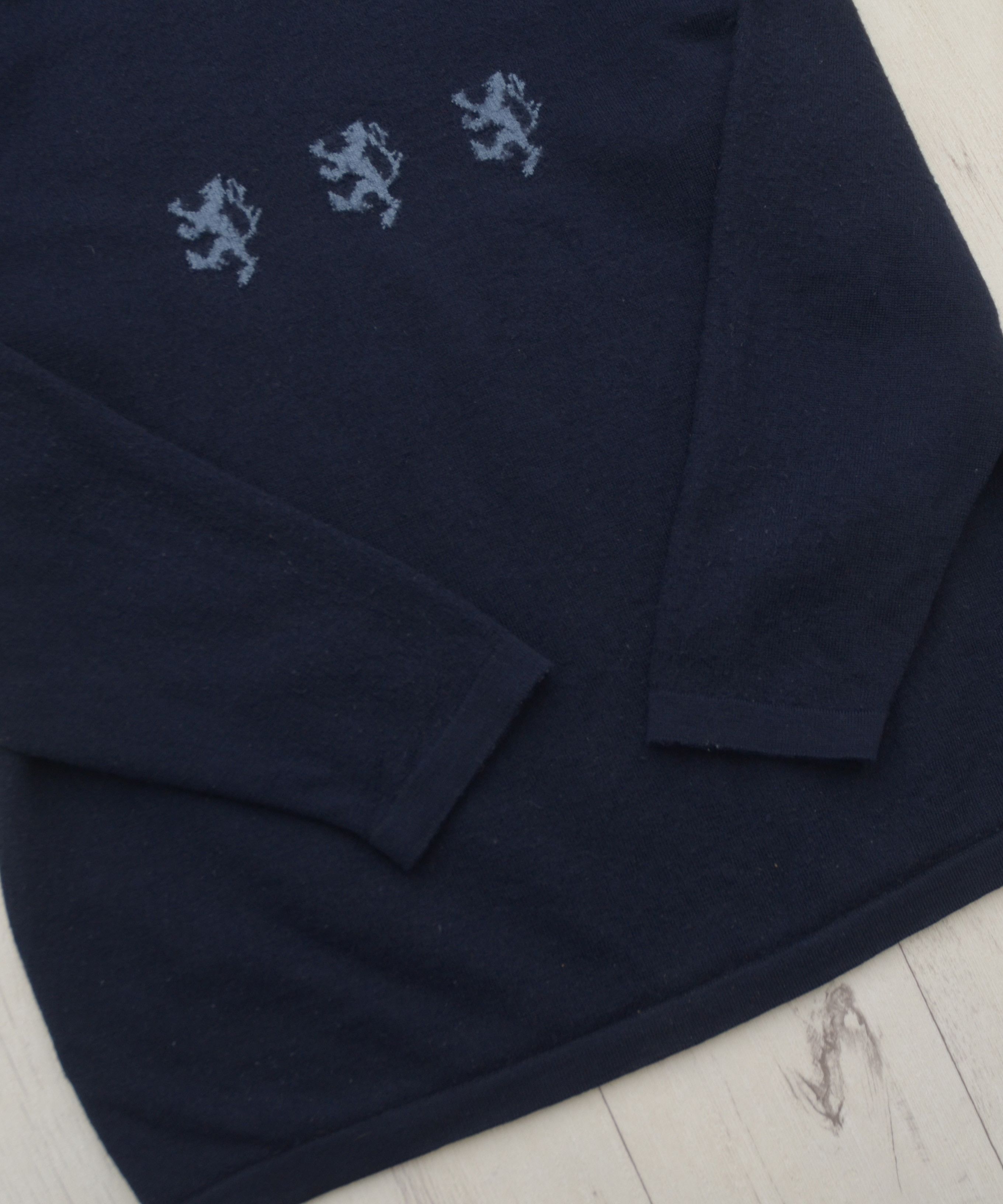 Pringle Of Scotland × Vintage Vintage Pringle SCOTLAND Sports Wool Knit Golf Sweater Logo Size US L / EU 52-54 / 3 - 7 Thumbnail