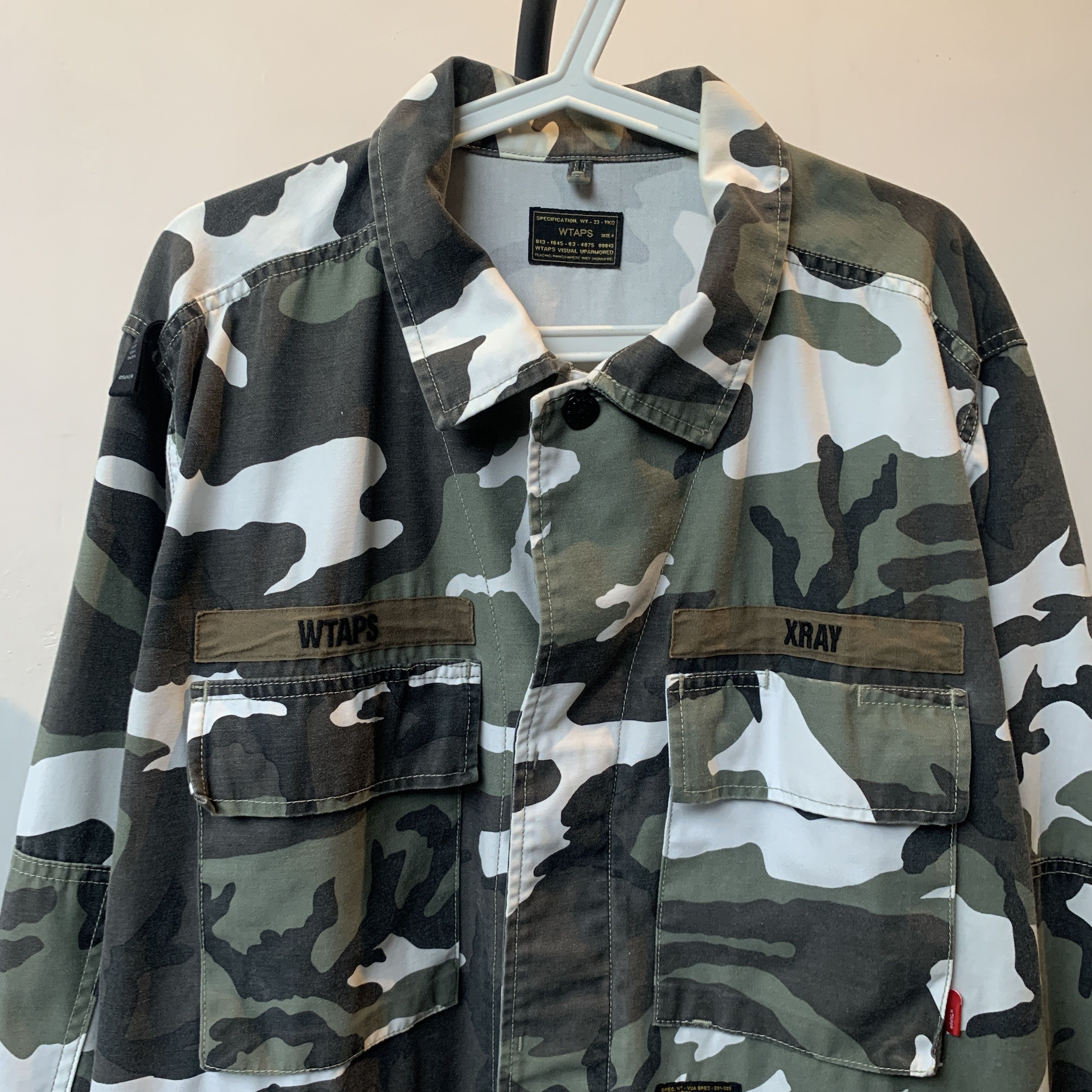 Wtaps Wtaps jungle ls 02 shirt twill urban camo Size US XL / EU 56 / 4 - 2 Thumbnail