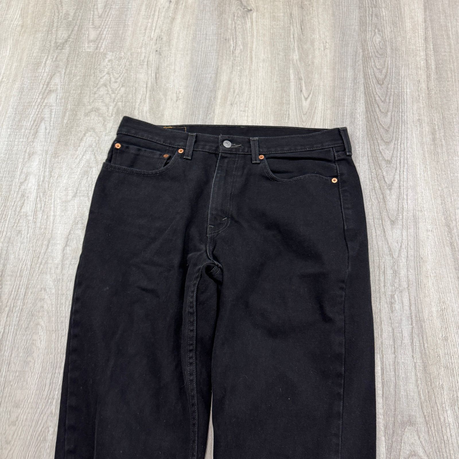 Levi's Levis 550 Relaxed Fit Jeans Men's 34 x 30 Black Denim Cowboy Size US 34 / EU 50 - 2 Thumbnail