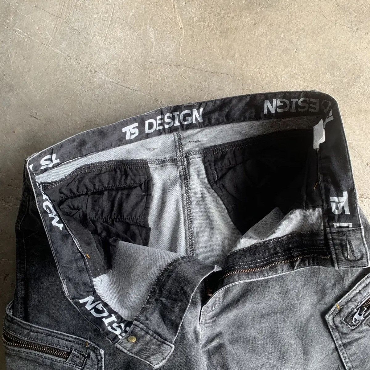 Japanese Brand 💥 STEALS 💥 Top Shaleton Faded Rugged Trousers Biker Pants Size US 33 - 7 Thumbnail