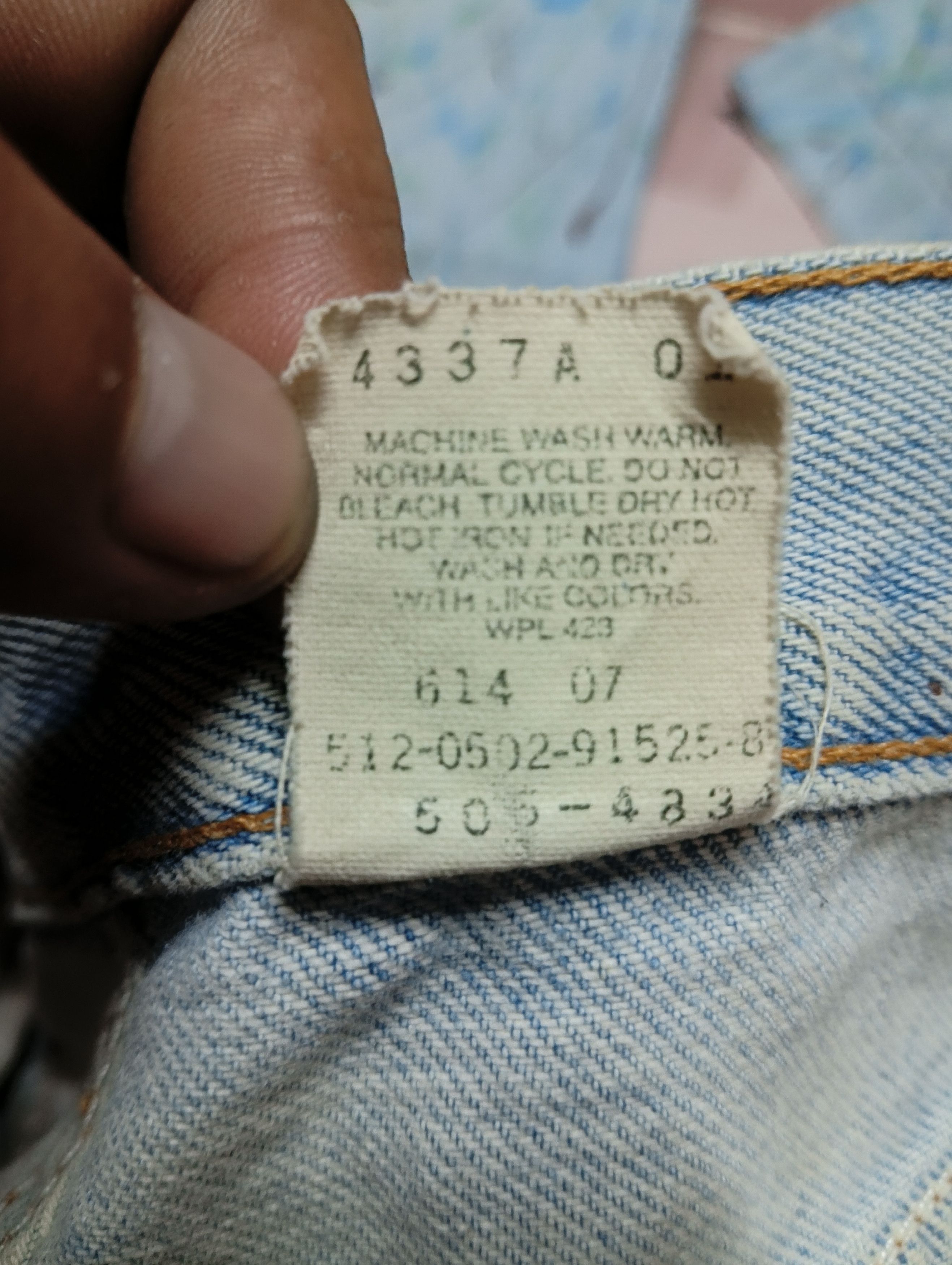 Levi's × Levi's Vintage Clothing vintage distressed levis 505 custom splatter paints Size US 33 - 10 Thumbnail