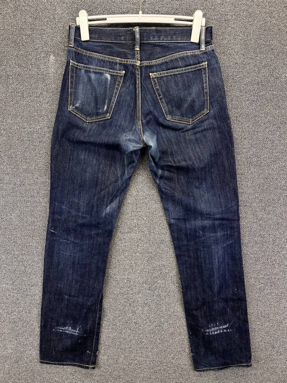 Japanese Brand Vintage Uniqlo Regular Fit Jeans Trashed Punk Denim Pants Size US 30 / EU 46 - 8 Thumbnail