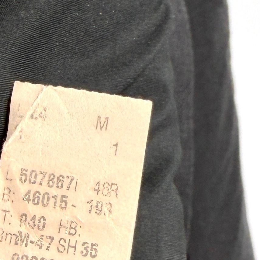 Ralph Lauren Vintage 90s Gray 100% Wool Menswear Blazer Suit Jacket Size 46R - 7 Thumbnail