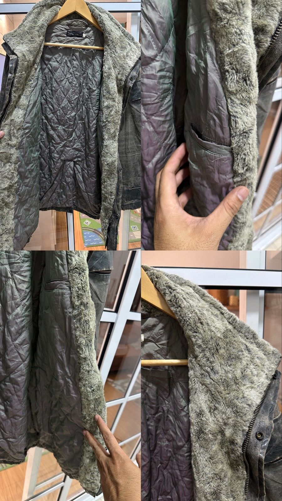 L7 Real Hip L7 Real Hip Japan Waxed Coat Zipper Jacket Size US L / EU 52-54 / 3 - 24 Thumbnail