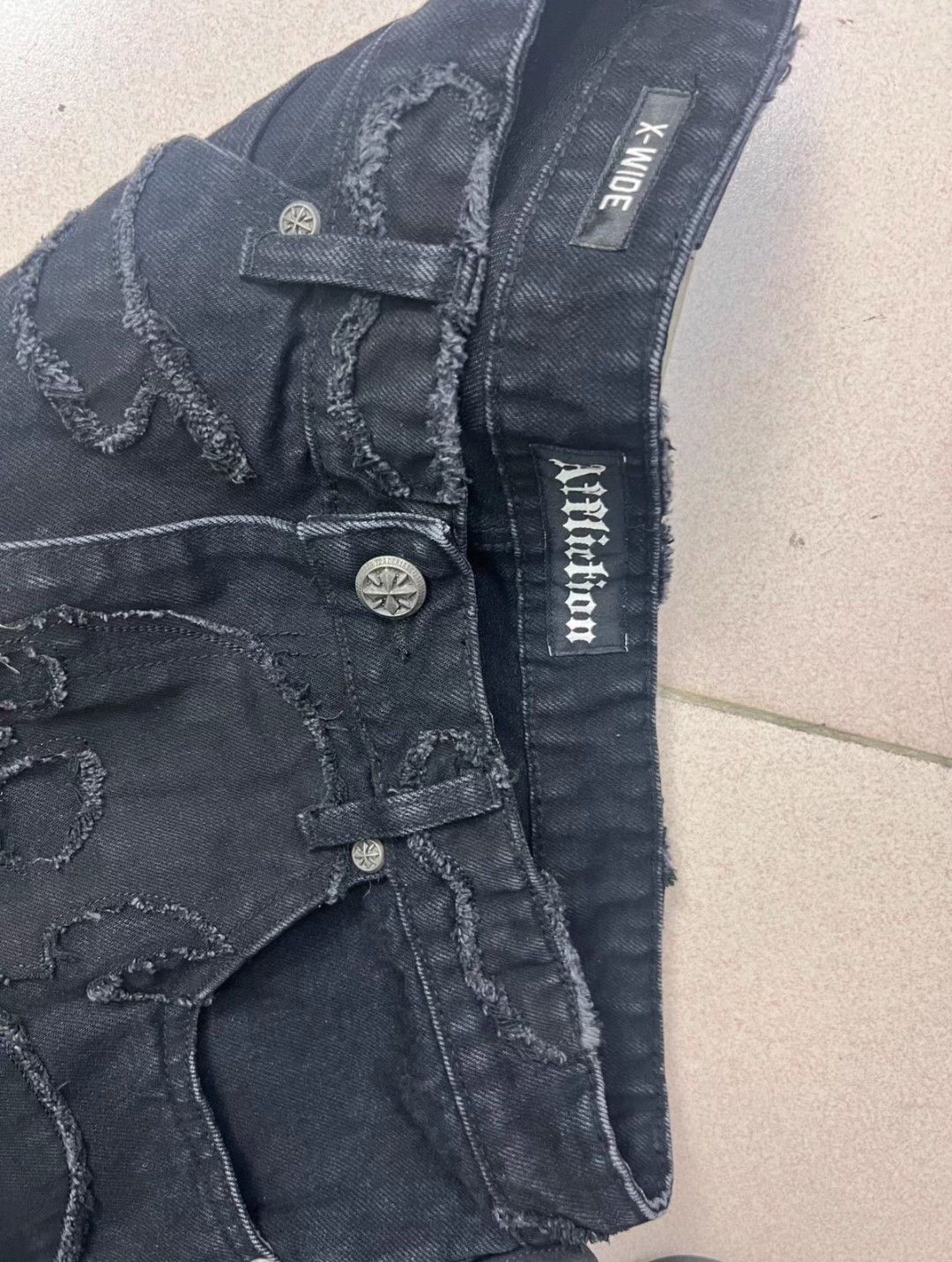 Affliction affliction skull baggy jeans Size US 32 / EU 48 - 4 Thumbnail