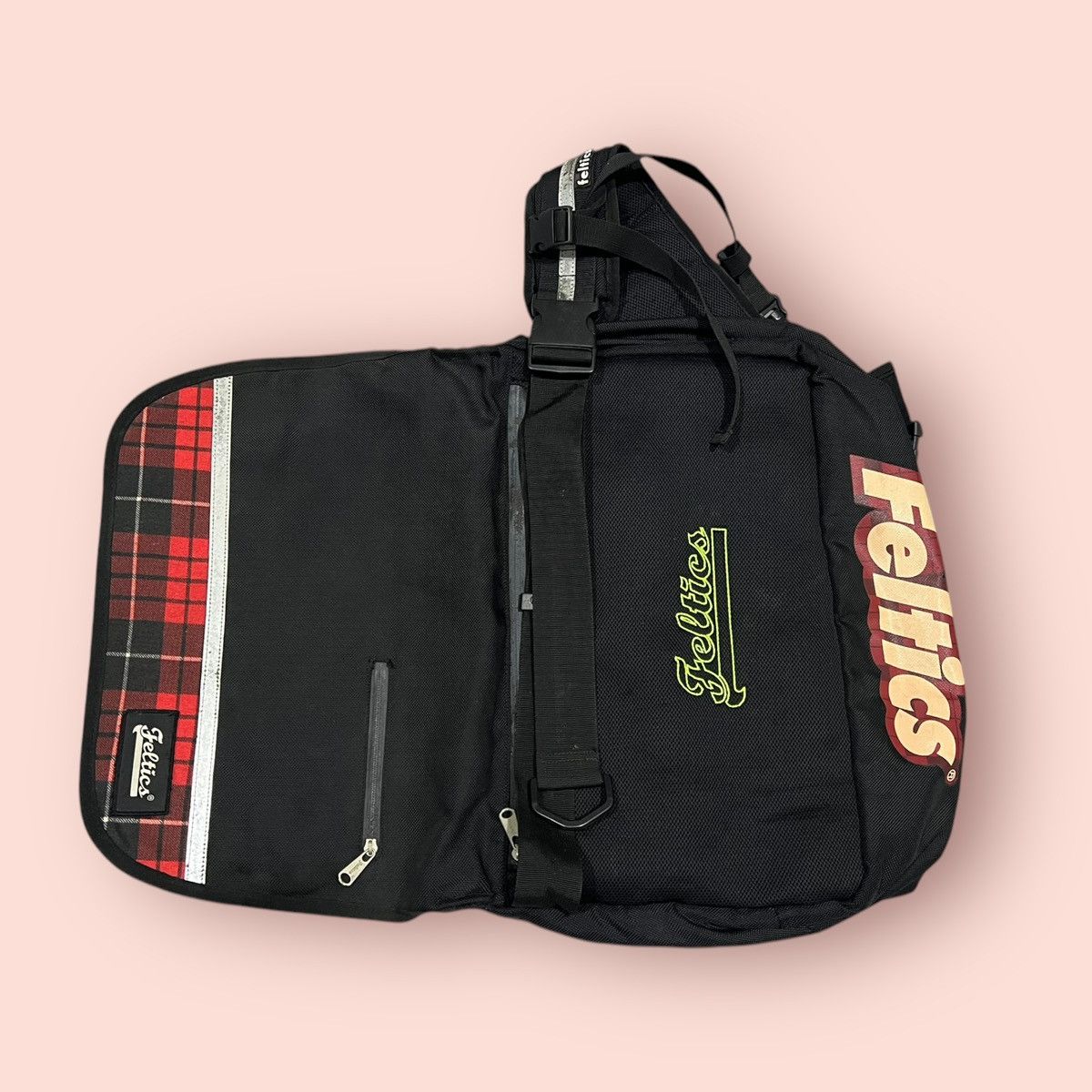 Bicycle × Japanese Brand VINTAGE FELTICS BICYCLE TRI-HARNESS BODYBAG RUCKSACK Size ONE SIZE - 11 Thumbnail