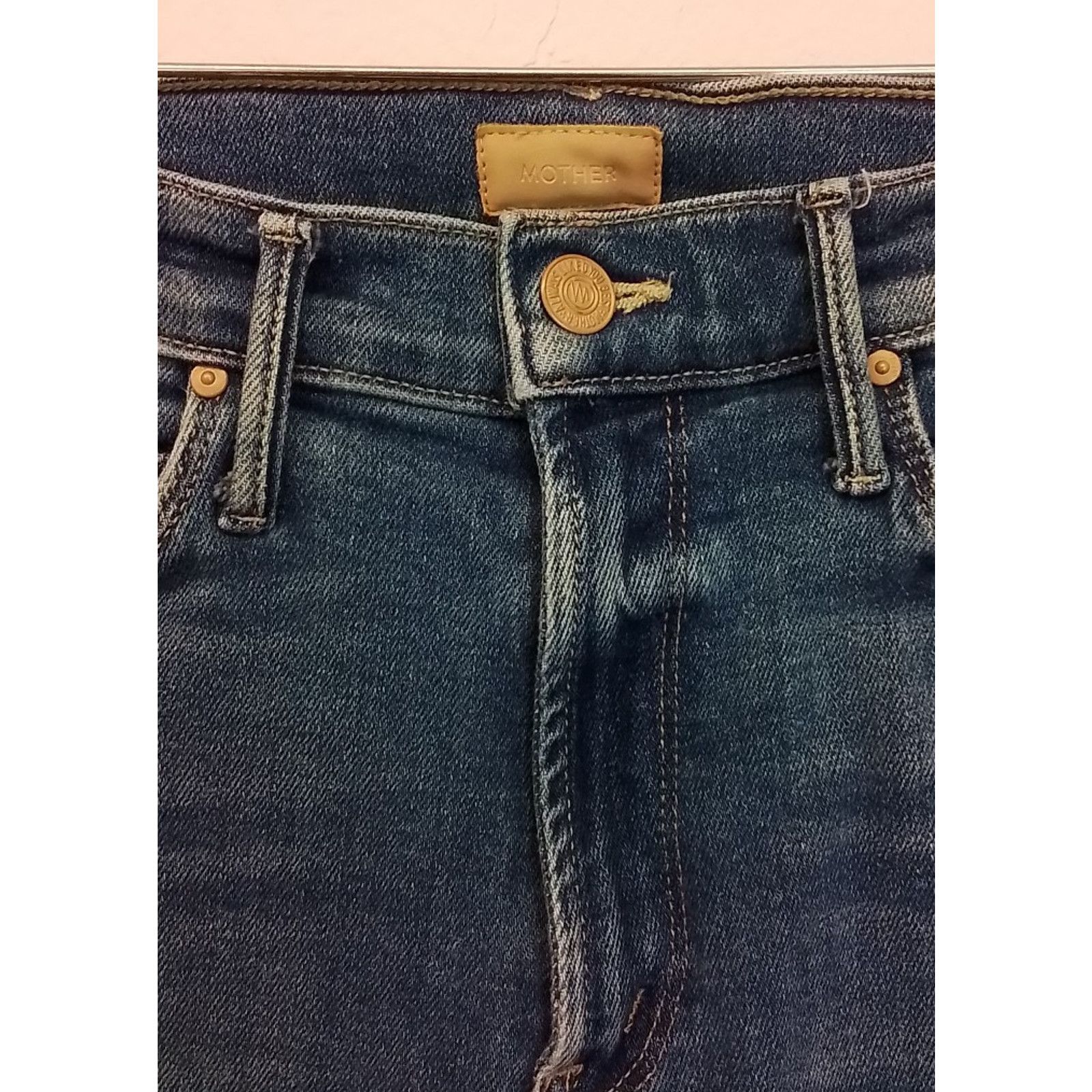 MOTHER Mother The Mid Rise Dazzler Jeans Women's 26" Medium Wash Size 26" / US 2 / IT 38 - 4 Thumbnail