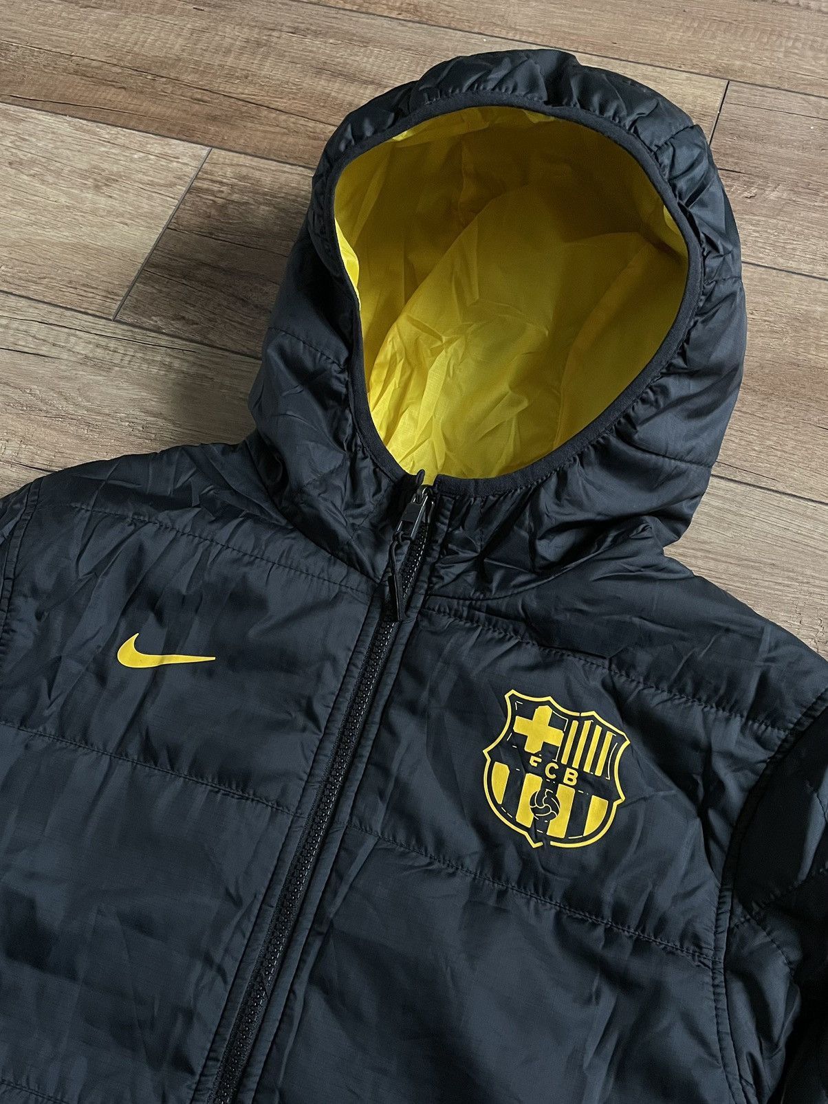 Nike Nike F.C. Barcelona Reversible Hooded Jacket Insulated Size US S / EU 44-46 / 1 - 4 Thumbnail