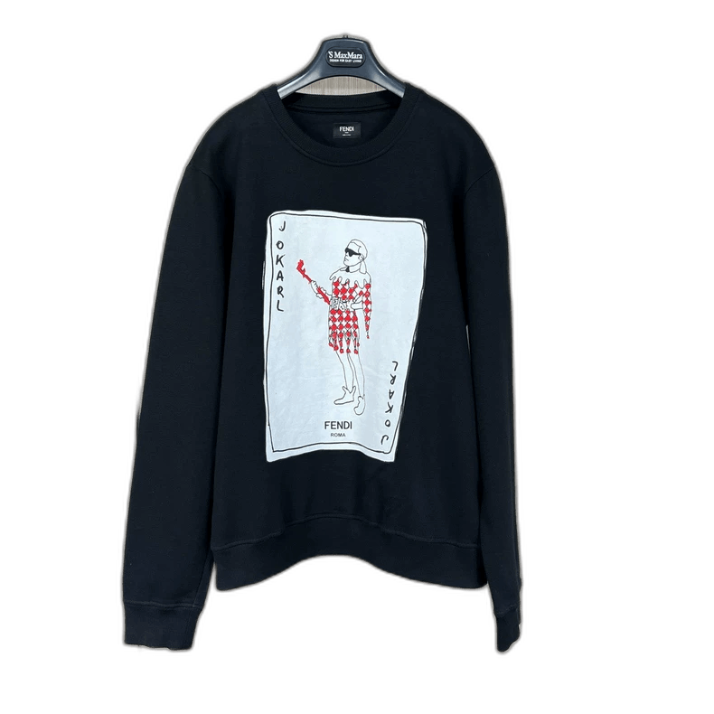 Fendi Graphic Print Sweatshirt in Large