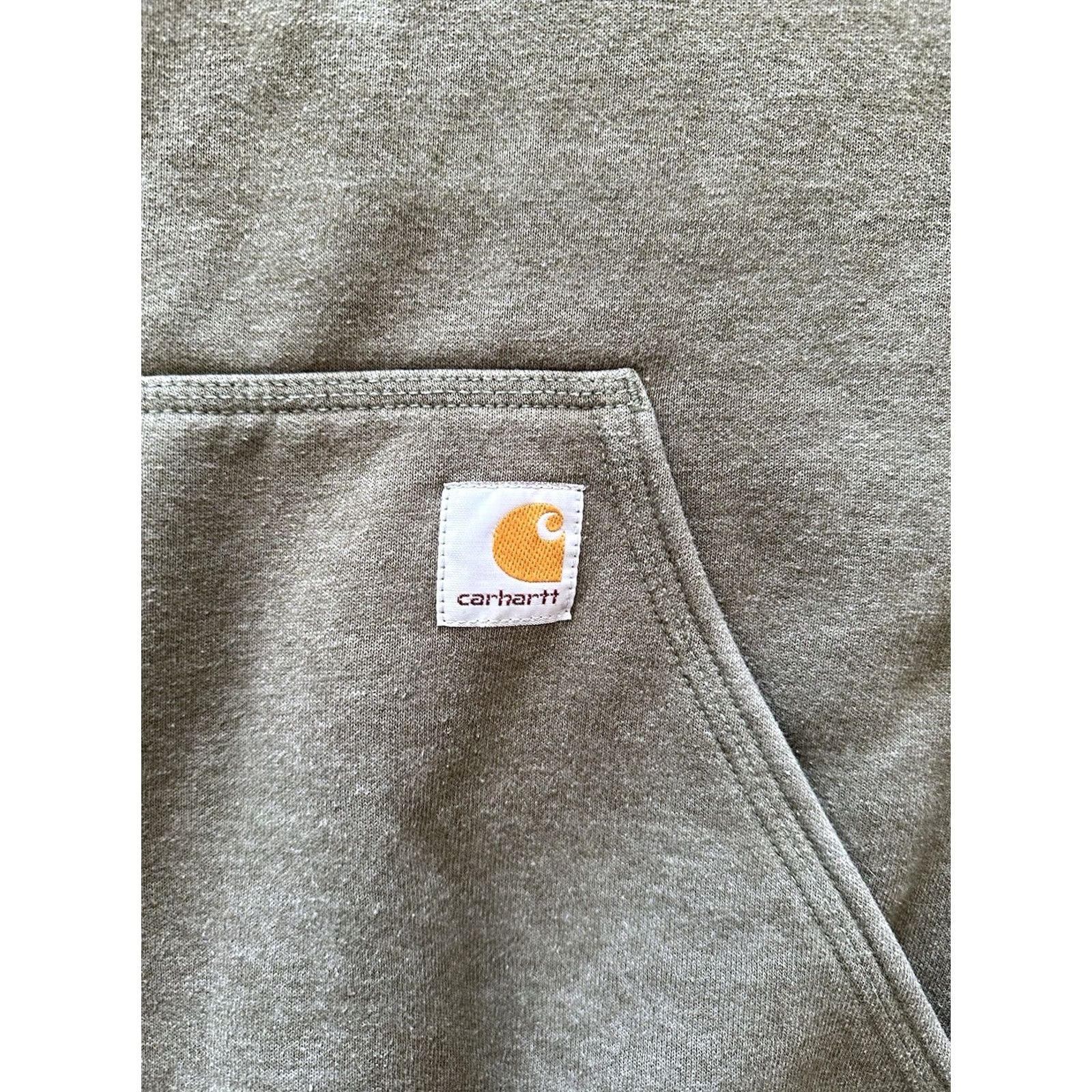 Carhartt VINTAGE CARHARTT HOODIE MEN'S SIZE XXL LOOSE FIT MIDWEIGHT OLIVE LOGO GRAPHIC Size US XXL / EU 58 / 5 - 3 Thumbnail