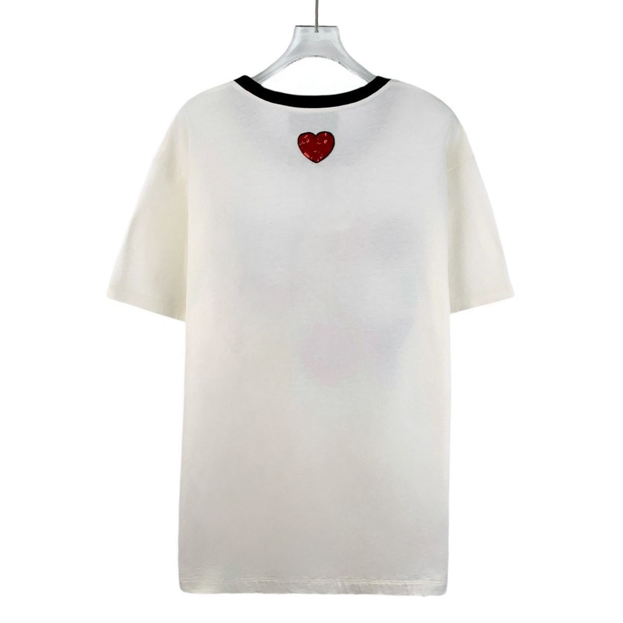 Gucci Gucci I Love You Letter Sequin Cotton T-Shirt M Short Sleeve Size M / US 6-8 / IT 42-44 - 8 Thumbnail