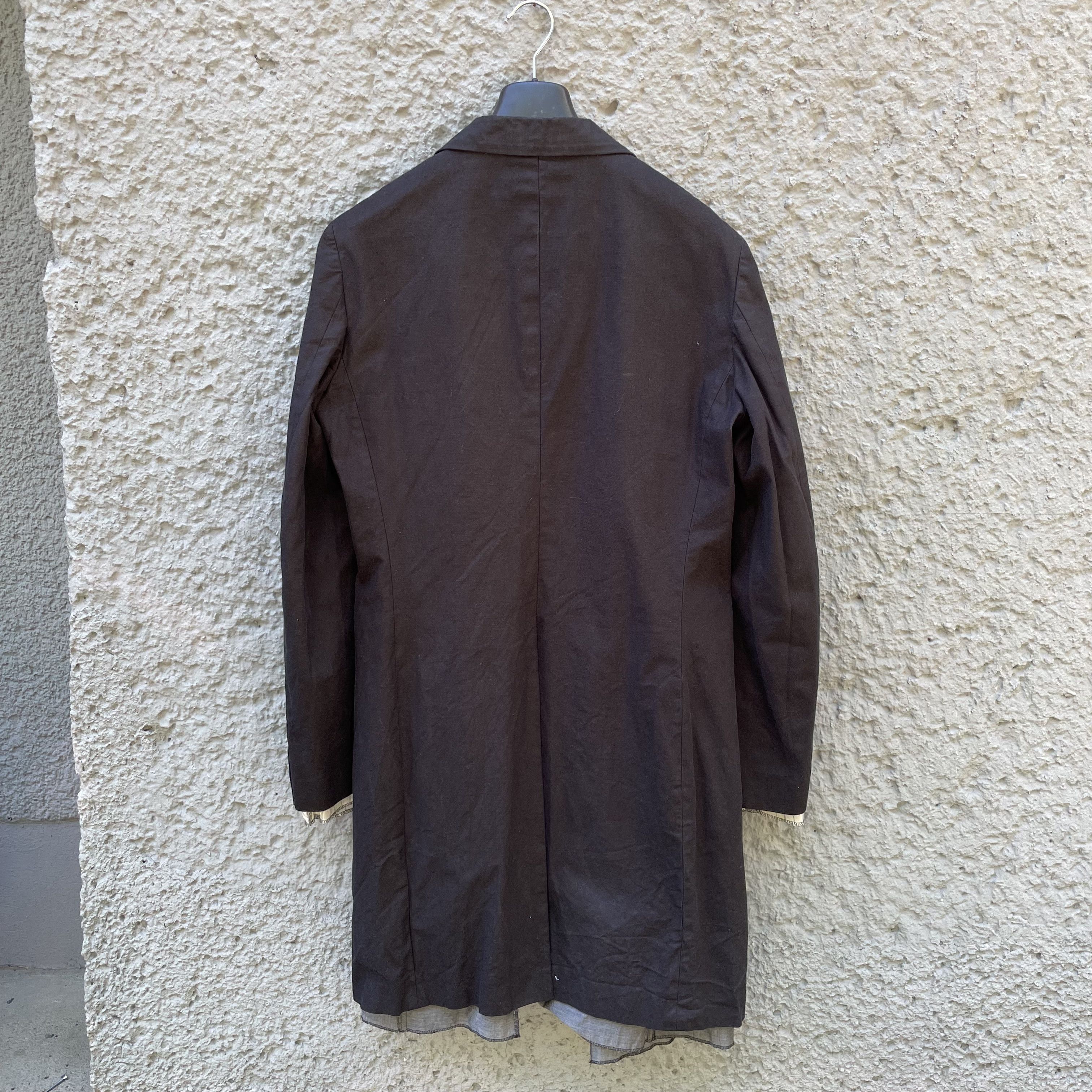 Comme des Garcons CDG Comme des Garçons Black Double Layered Coat Jacket S/S14 Size US L / EU 52-54 / 3 - 2 Thumbnail