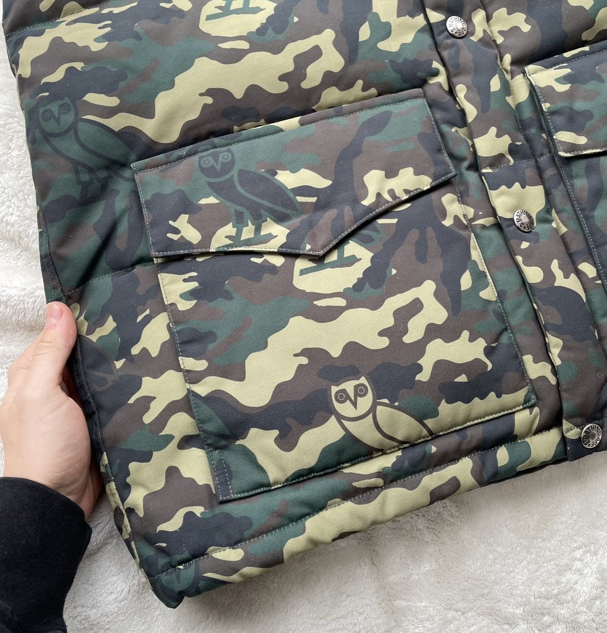 Bape × October's Very Own Bape x OVO Green Woodland Camo Vest Size US L / EU 52-54 / 3 - 4 Thumbnail
