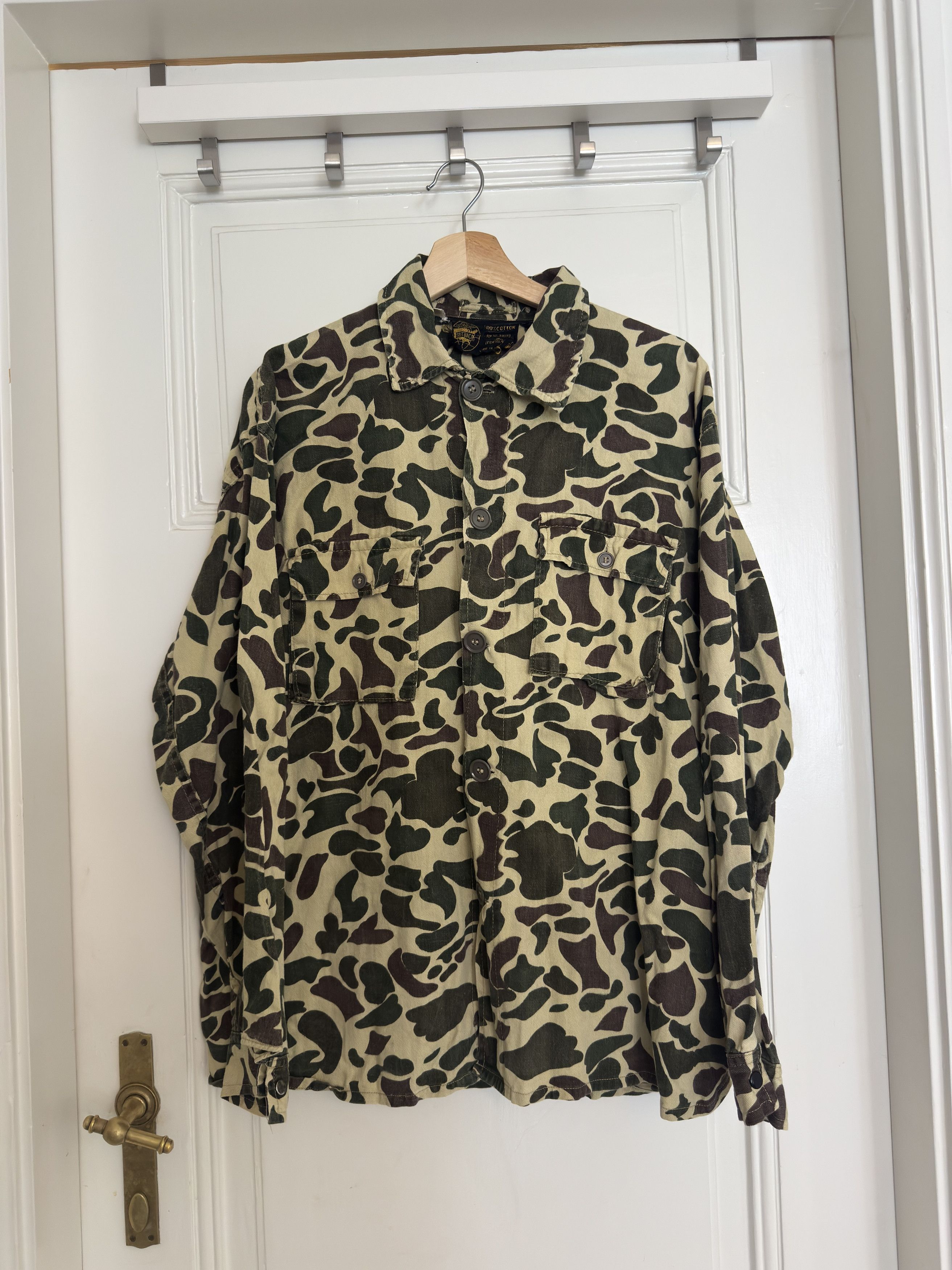 Vintage Vintage military duck camo over shirt Size US M / EU 48-50 / 2 - 1 Thumbnail
