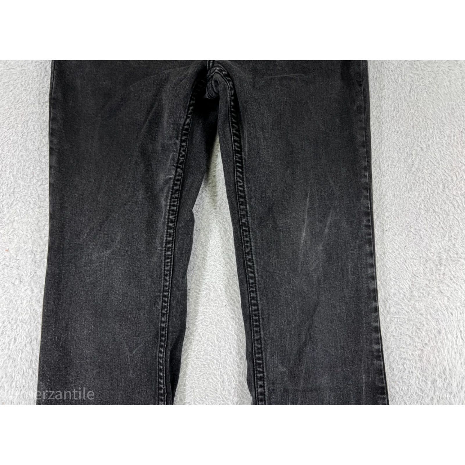 Vintage Shyanne Jeans Women's 24 Black Denim Bootcut Embroidered 5-Pocket Stretch Regular Vintage: No Size 42" / US 20 - 7 Thumbnail