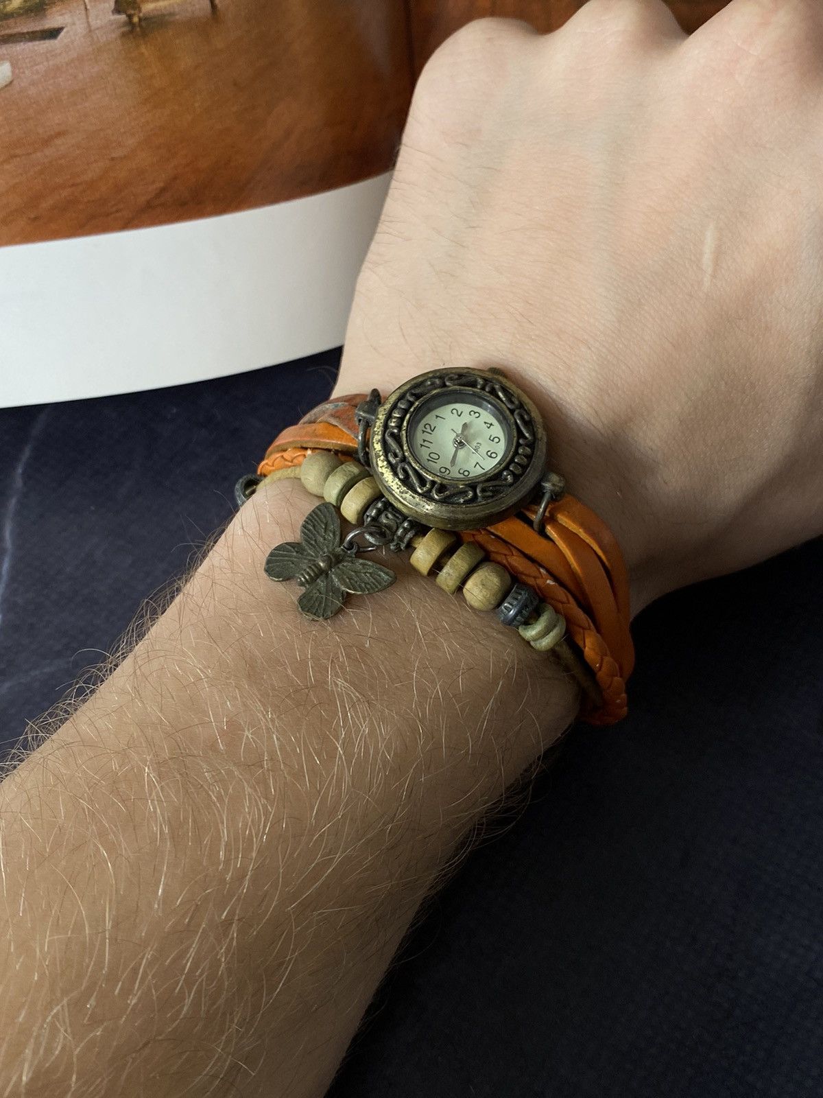 Jewelry Boho Watch with Butterfly & Braided Strap Size ONE SIZE - 7 Thumbnail