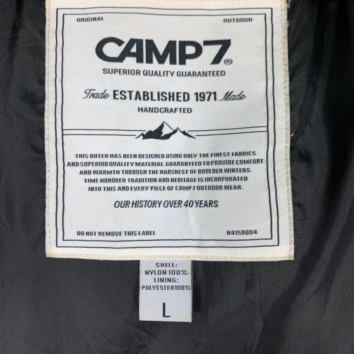 Other CAMP7 Boulder Colorado Embroidery Small Logo Parka #0282-C13 Size US L / EU 52-54 / 3 - 19 Thumbnail