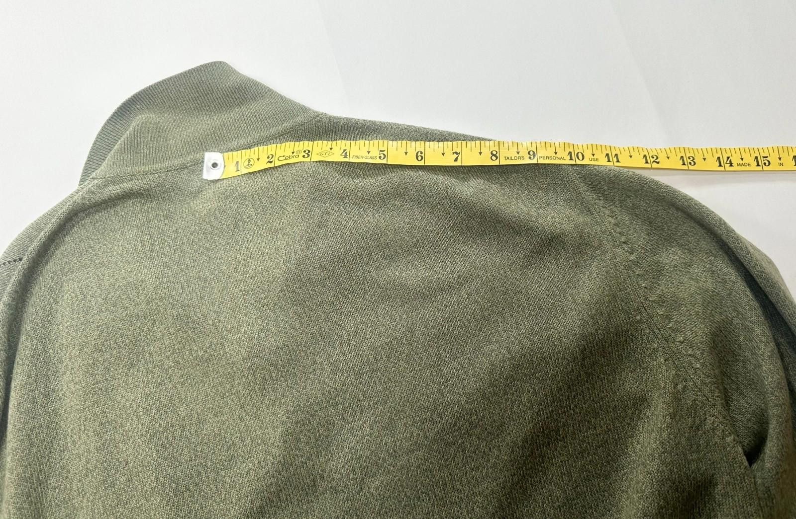 Dockers Dockers Acrylic 1/4 Button Argyle Sweater Green Mens M Size US M / EU 48-50 / 2 - 7 Thumbnail