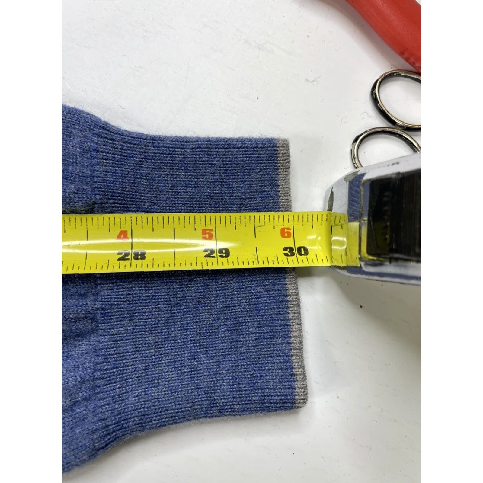 Saks Fifth Avenue Saks Fifth Avenue Sweater Mens V-Neck Wool Knit Pullover Blue M Size US M / EU 48-50 / 2 - 4 Thumbnail