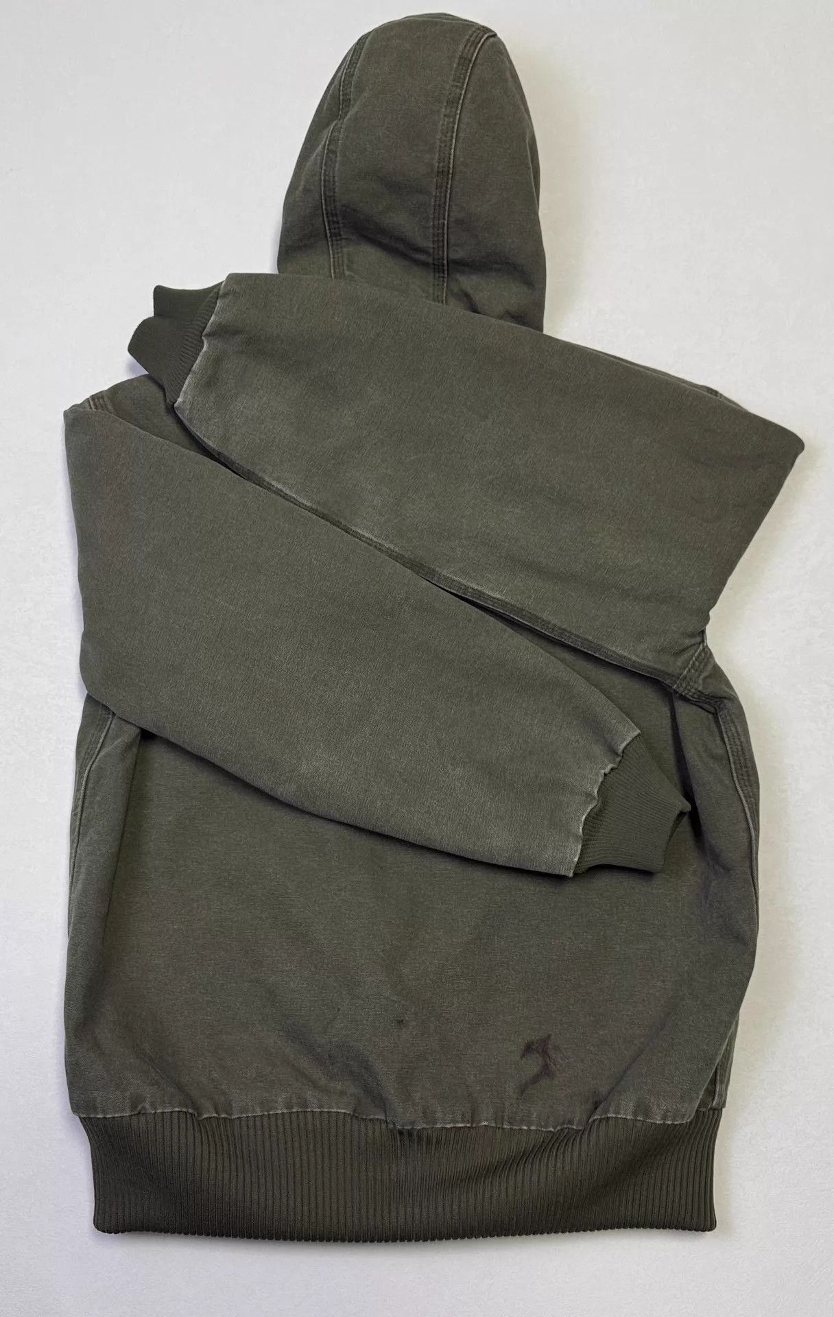 Carhartt Vintage Carhartt J130 ARG Army Green S Hooded Work Jacket Size US S / EU 44-46 / 1 - 6 Thumbnail