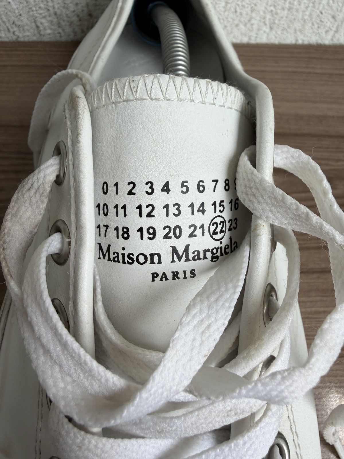 Maison Margiela 🫆tabi leather sneakers Size US 10.5 / EU 43-44 - 10 Thumbnail