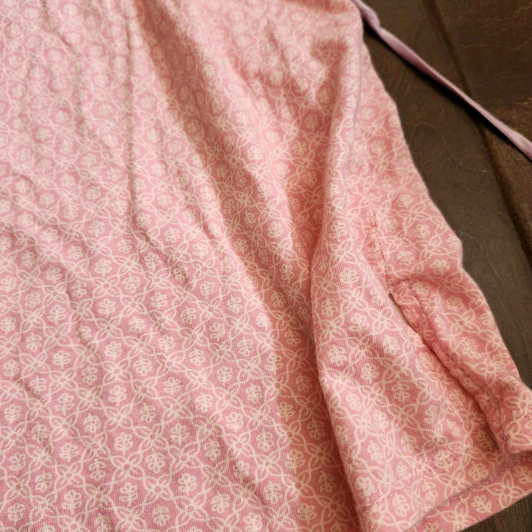 Liz Claiborne Liz Claiborne Blouse Top V-Neck Sleeveless Pink L 14 Teens Regular Shirt Womens Size XL / US 12-14 / IT 48-50 - 6 Thumbnail