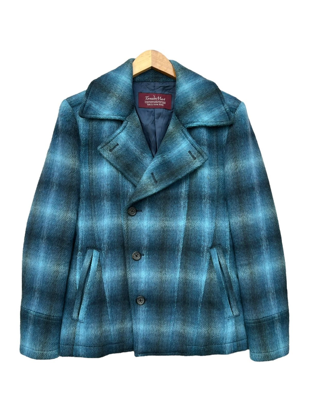 Tornado Mart Tornado Mart Japan Pleated Wool Mohair Pleated Jacket Size US S / EU 44-46 / 1 - 1 Thumbnail
