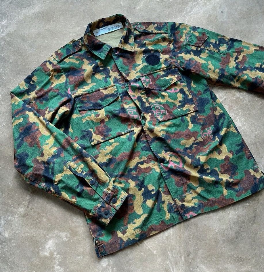 Off-White Off-White Camouflage Overshirt Virgil Abloh Size US M / EU 48-50 / 2 - 5 Thumbnail