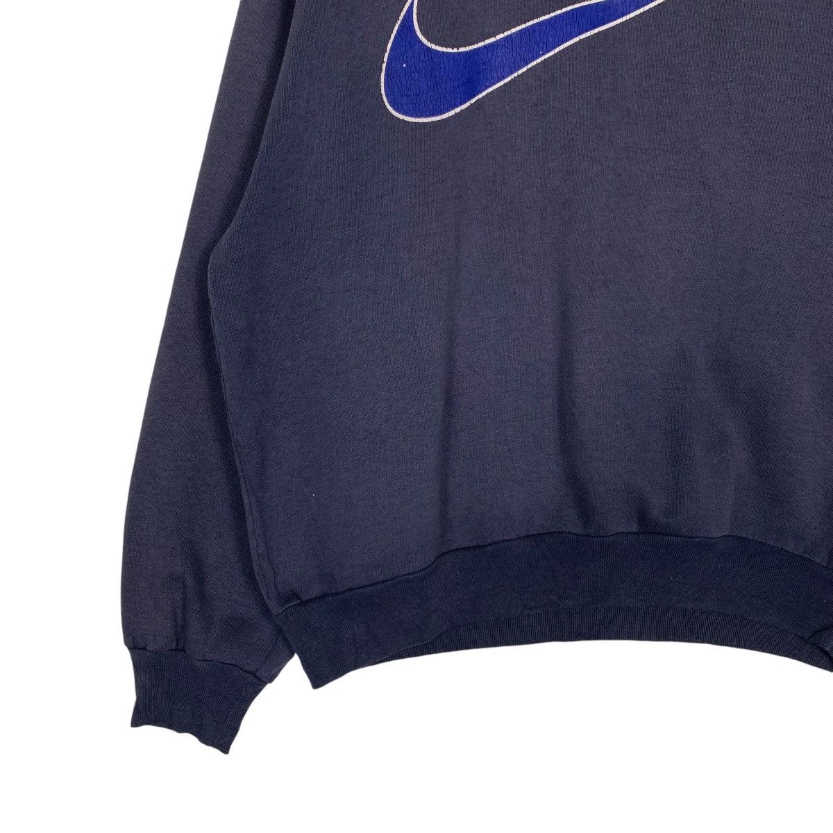 Nike 90's NIKE Swoosh Big Logo Crewneck Sweatshirt #1347-C61 Size US M / EU 48-50 / 2 - 3 Thumbnail