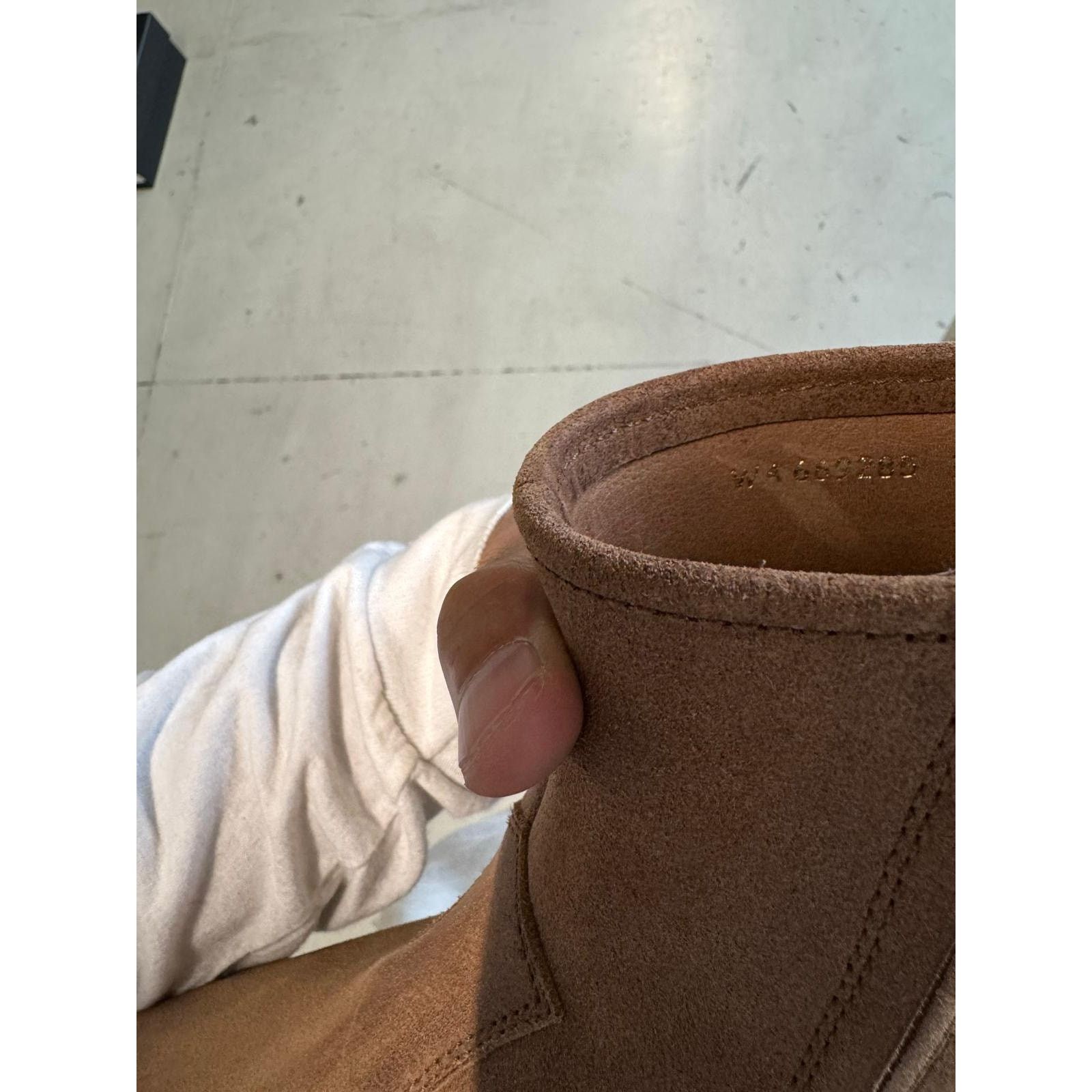 Saint Laurent Paris o1alsimx924 Q:2 / 669285 Wyatt Chelsea Suede Boots in Brown Size US 7 / EU 40 - 18 Thumbnail