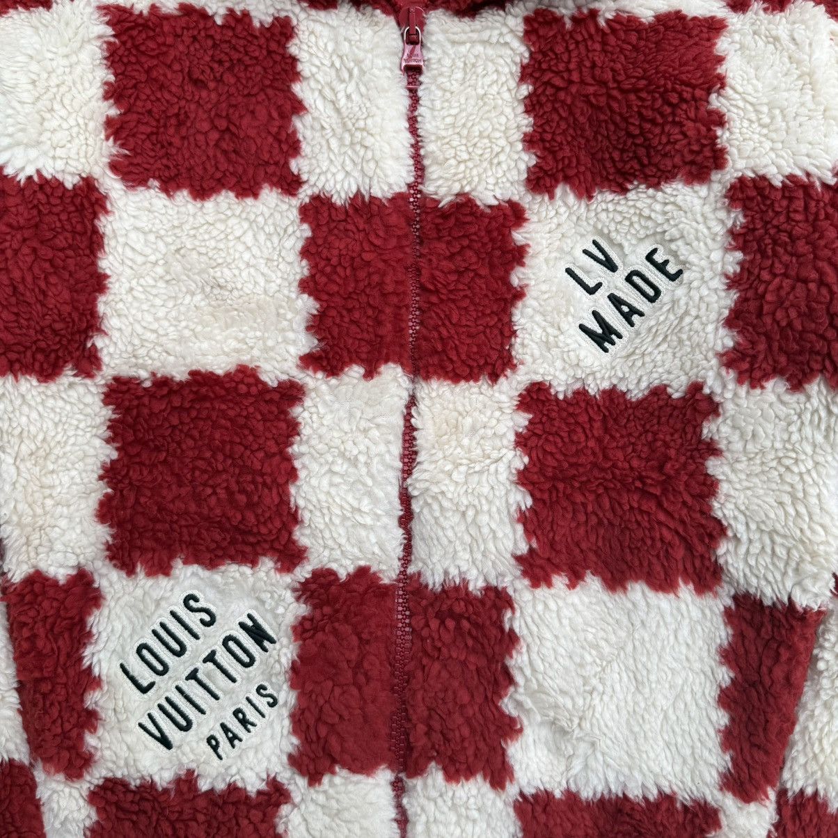 Louis Vuitton × Nigo Louis Vuitton Nigo Jacquard Damier Fleece Blouson Jacket Size US L / EU 52-54 / 3 - 9 Thumbnail